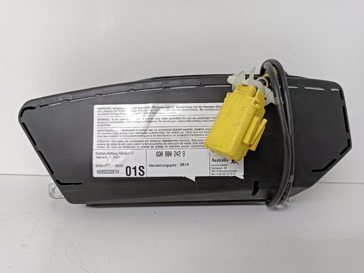 Airbag banco direito SKODA Fabia II Hatchback (542, 5J)