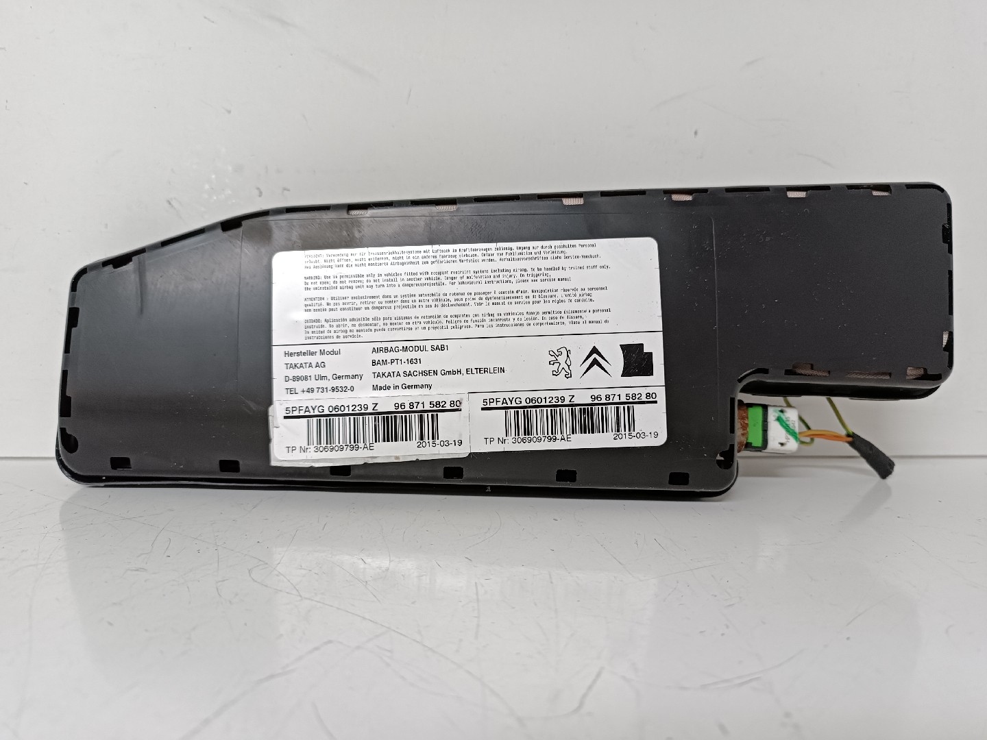 Airbag banco direito CITROËN C4 II Van (NC)