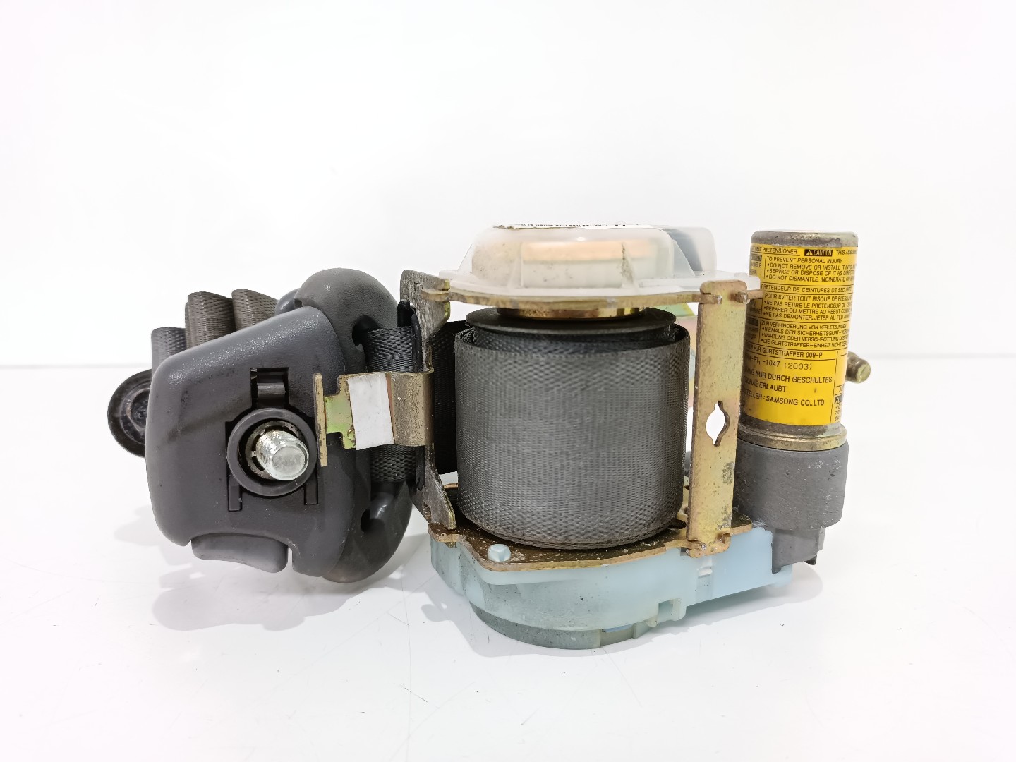 Left front seatbelt pretensioner HYUNDAI Getz (TB)