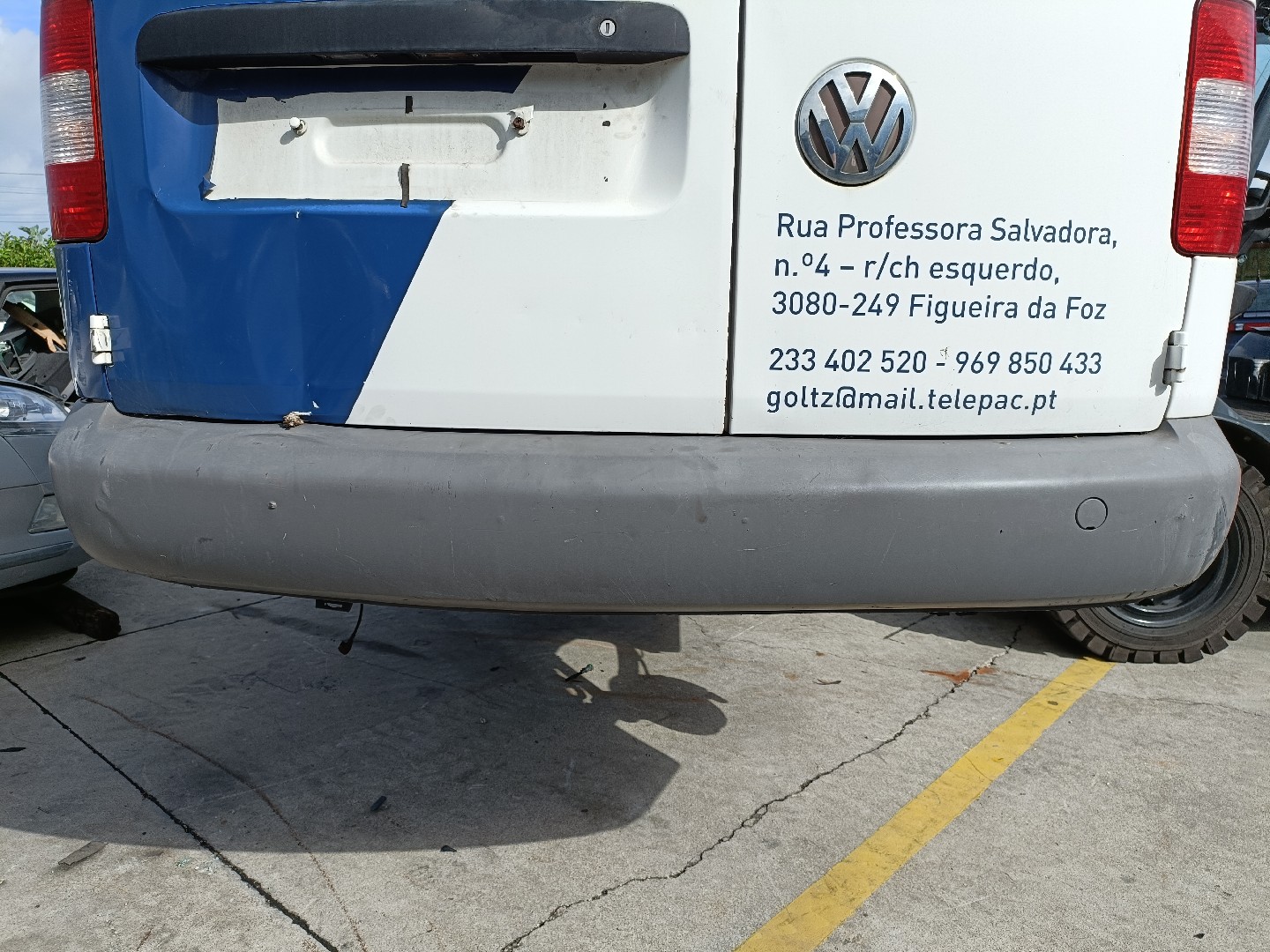 Pára-choques trás VOLKSWAGEN Caddy III (2K, 2C)