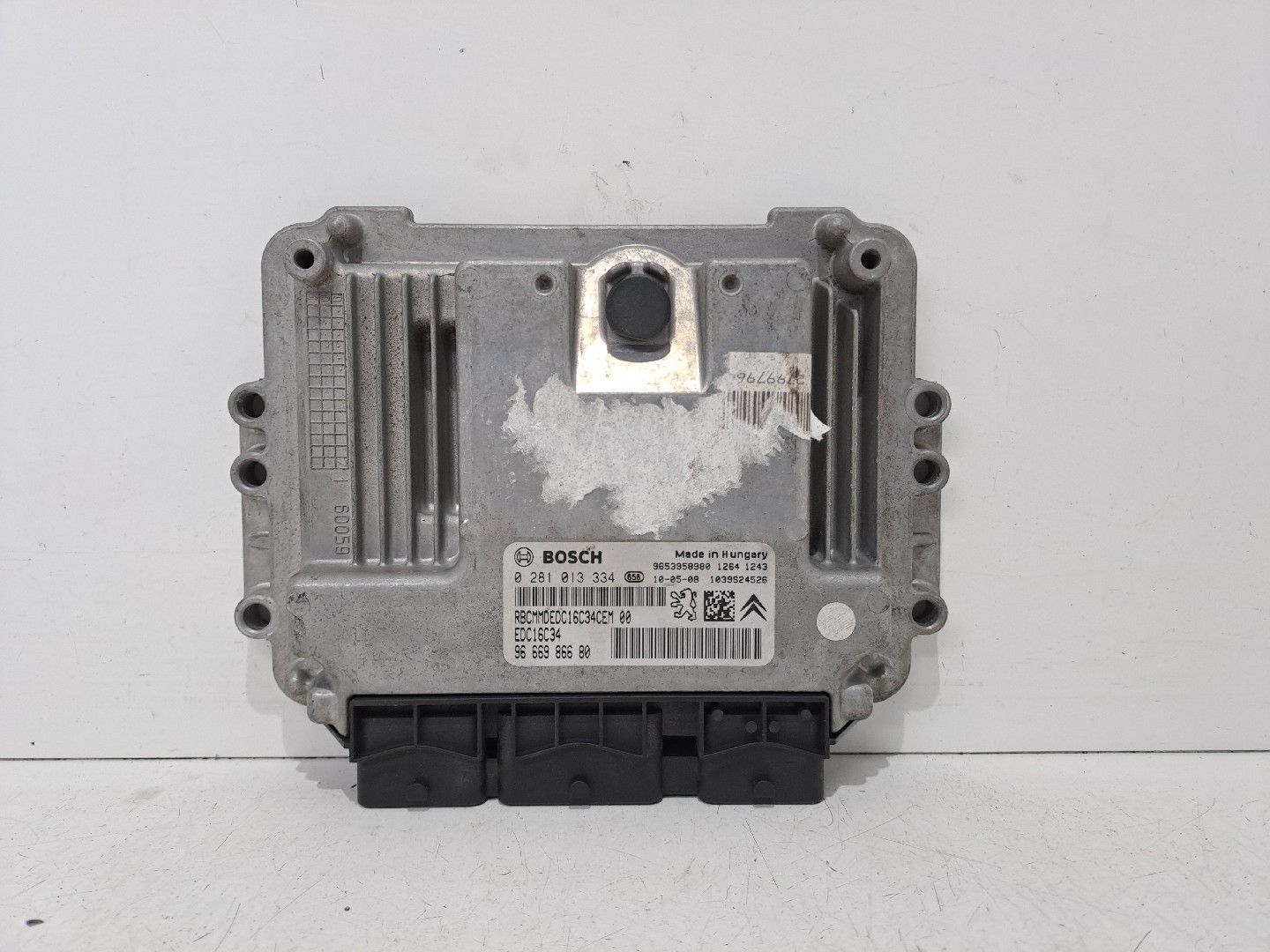 Engine control unit / ECU PEUGEOT 3008 I (0U_)