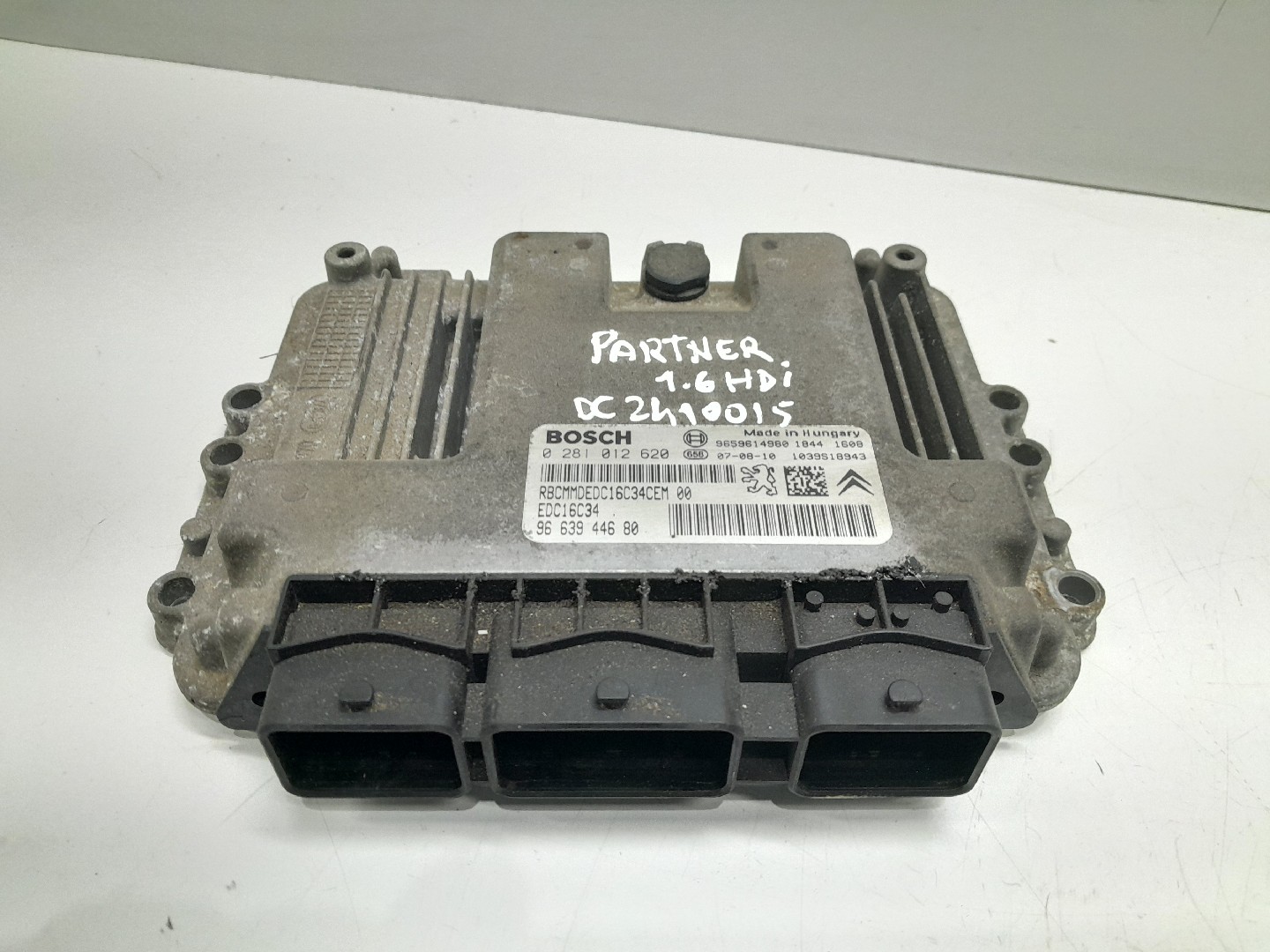 Engine control unit / ECU PEUGEOT Partner (5)