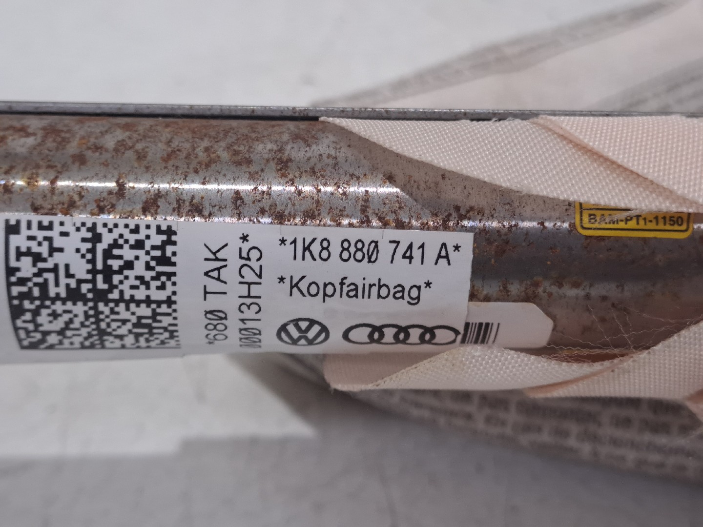 Airbag cortina esquerdo VOLKSWAGEN Scirocco (137, 138) Imagem-1