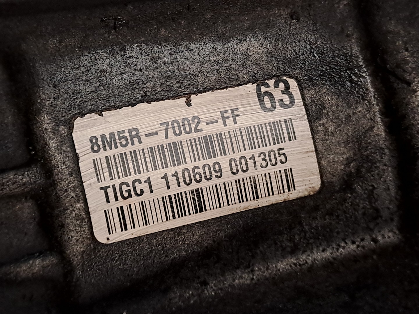 Manual gearbox FORD Mondeo IV (BA7)