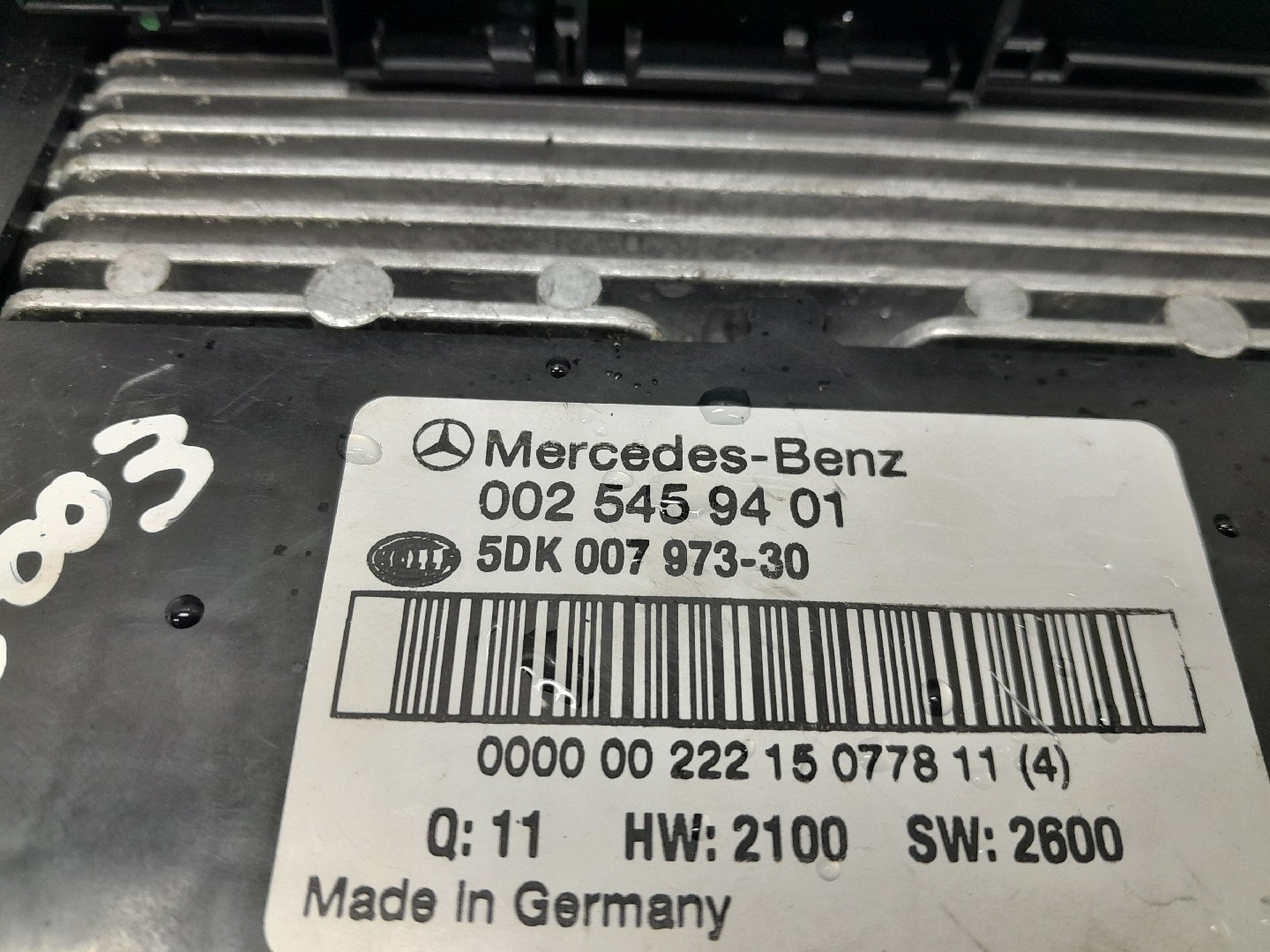 Fuse box / SAM / BSI MERCEDES-BENZ Classe C (W203) Imagem-2