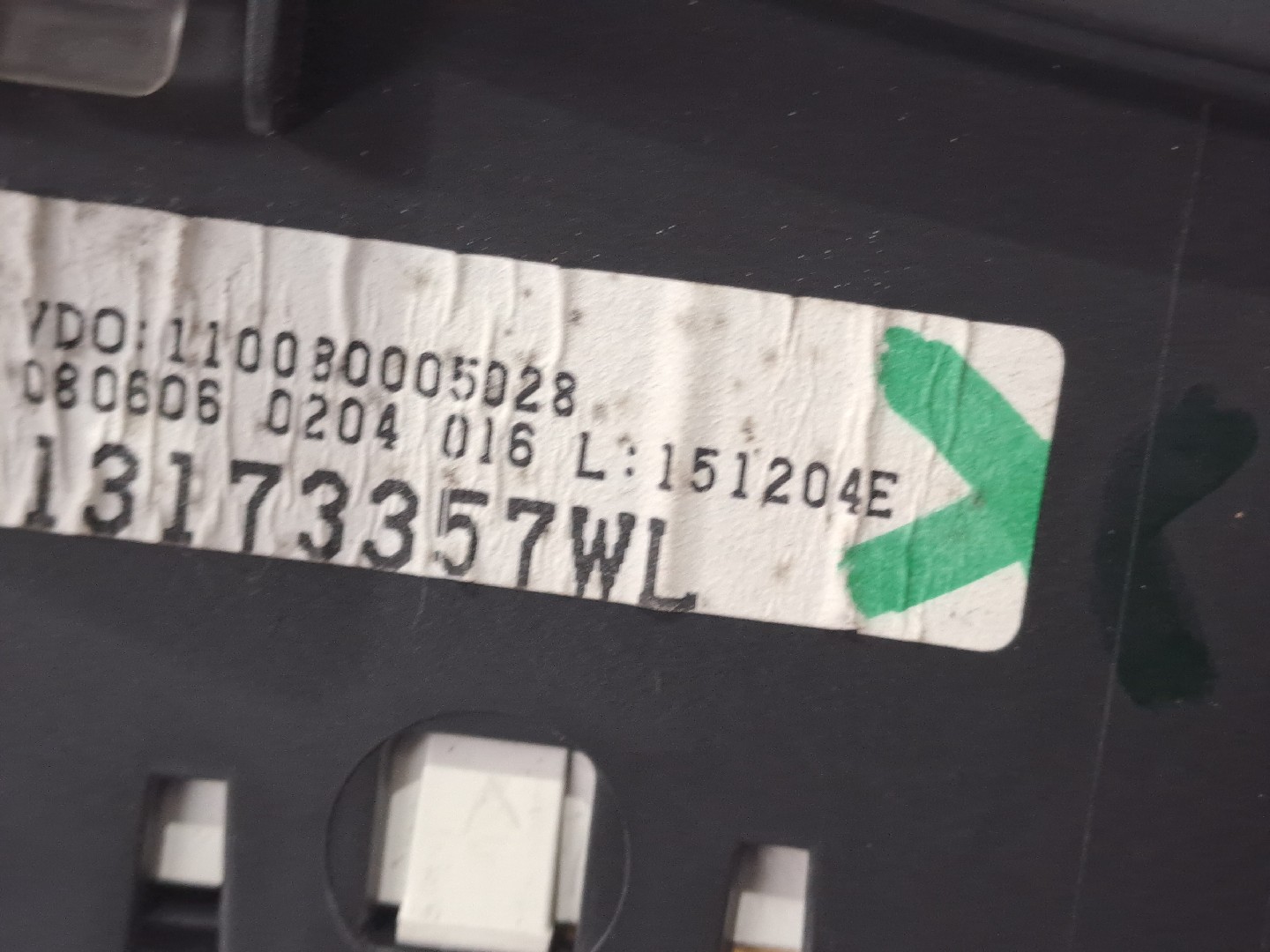 Instrument cluster OPEL Corsa C Imagem-3