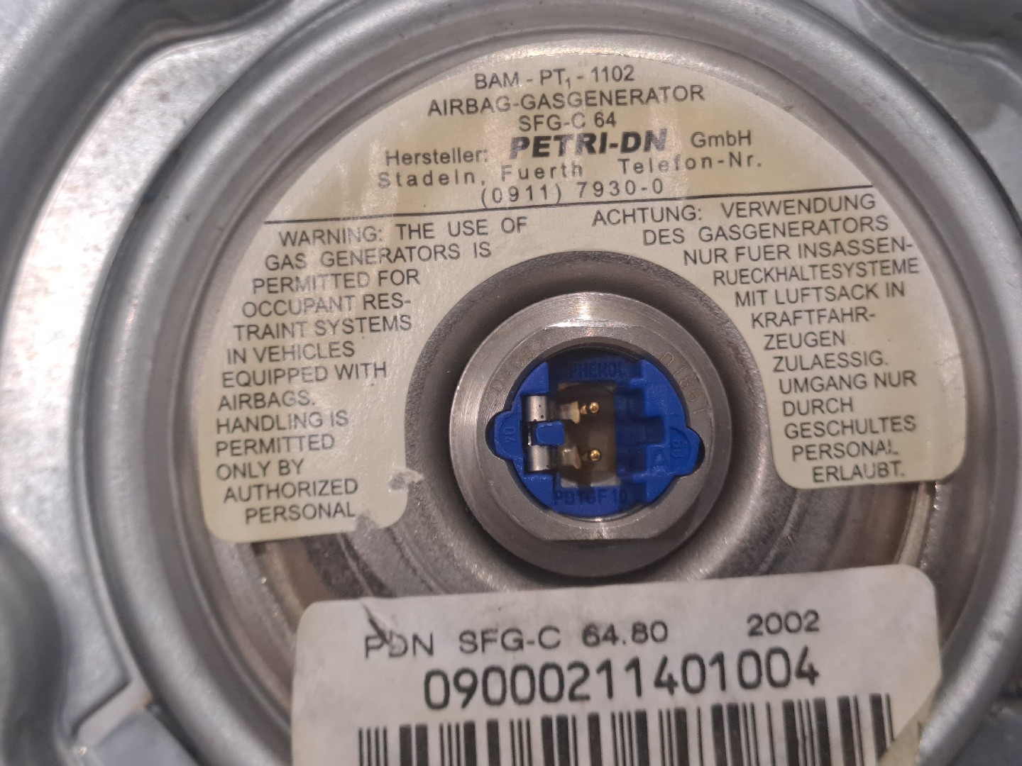 Airbag do volante VOLKSWAGEN Polo (9N) Imagem-2