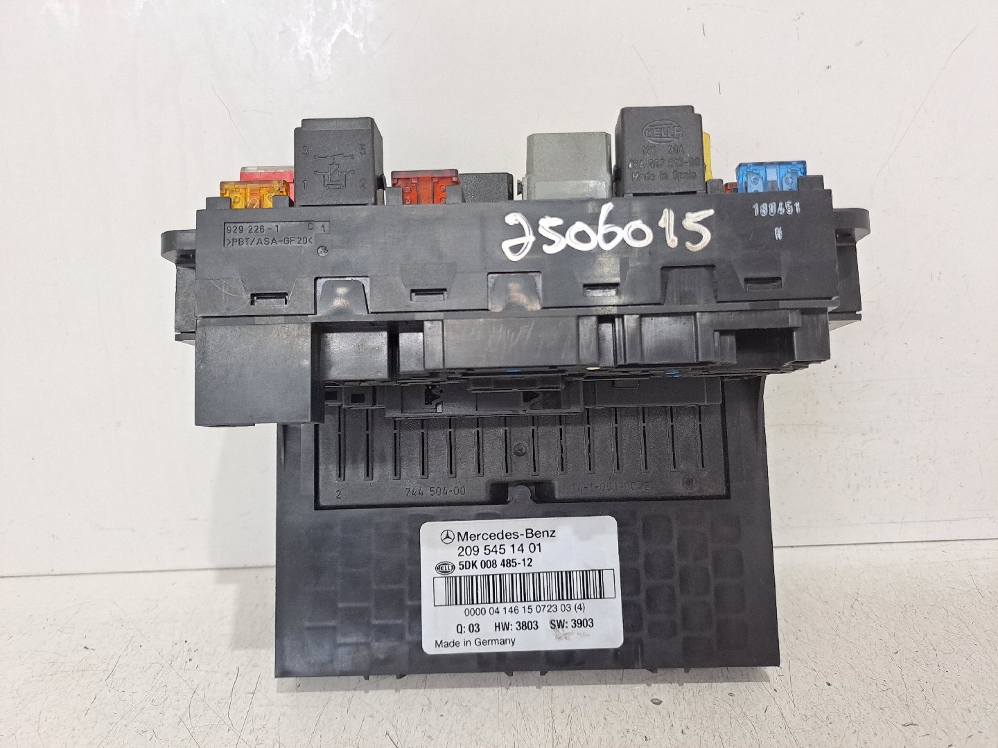 Caixa fusíveis / SAM / BSI MERCEDES-BENZ CLK Cabriolet (A209)