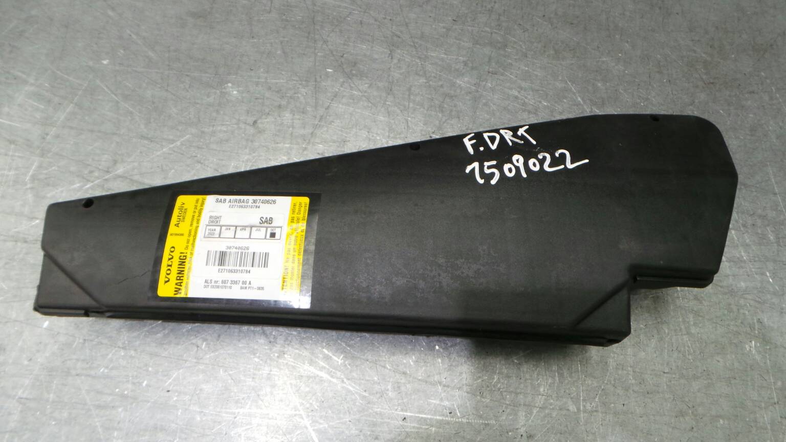 Airbag banco direito VOLVO V50 (MW)