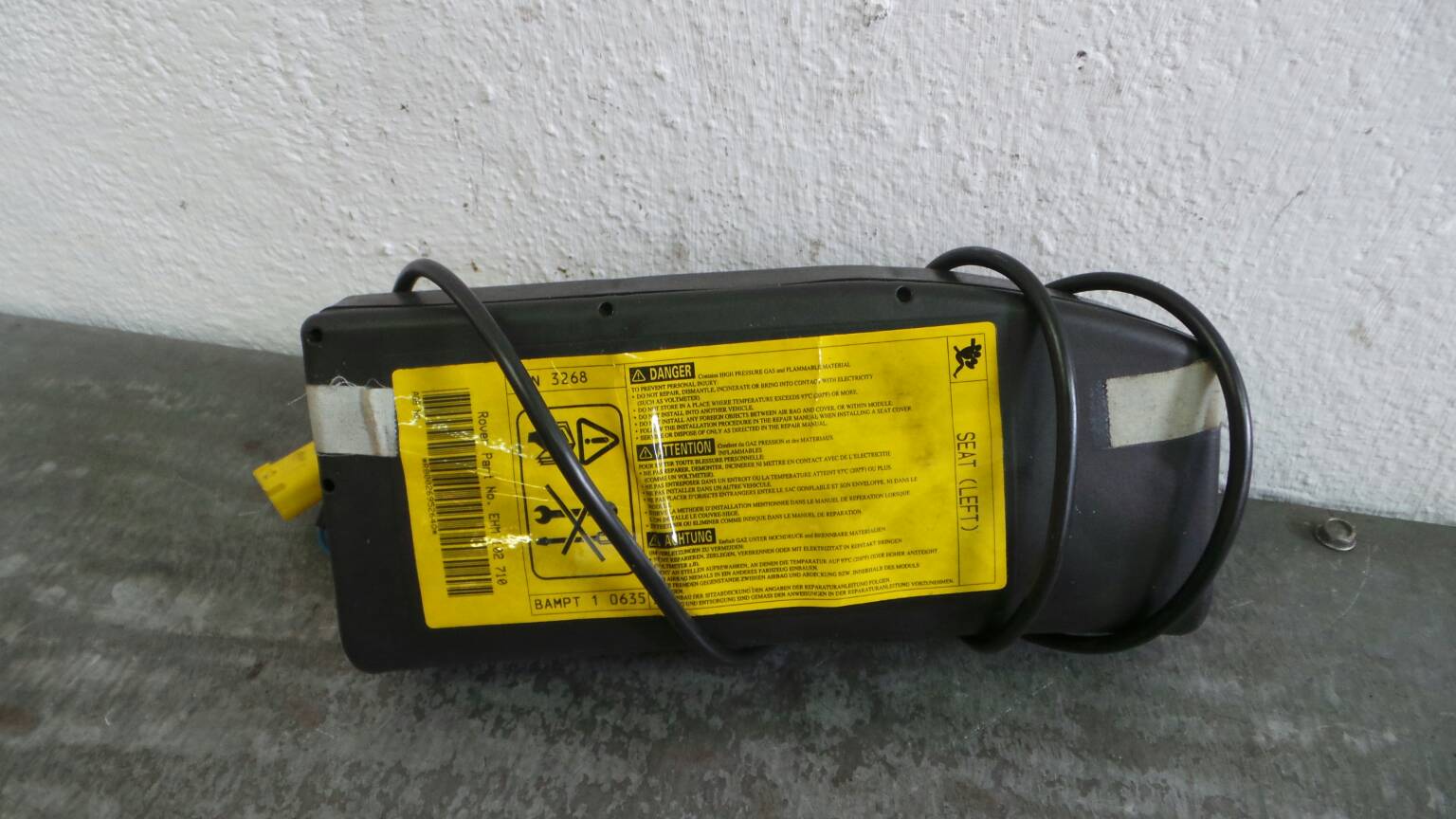 Airbag banco esquerdo ROVER 45 Sedan (RT)