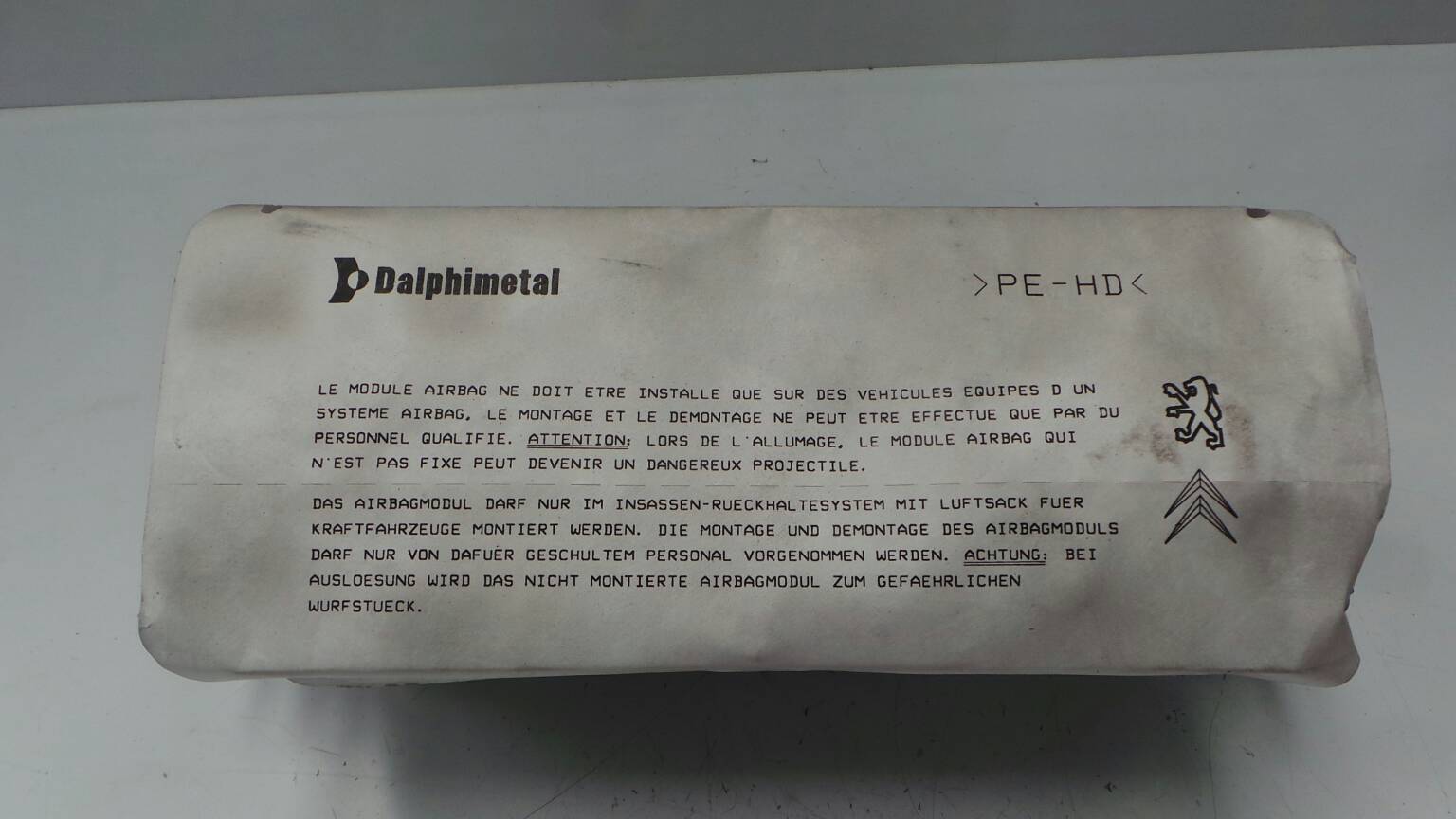 Airbag passageiro CITROËN C5 II (RC_)