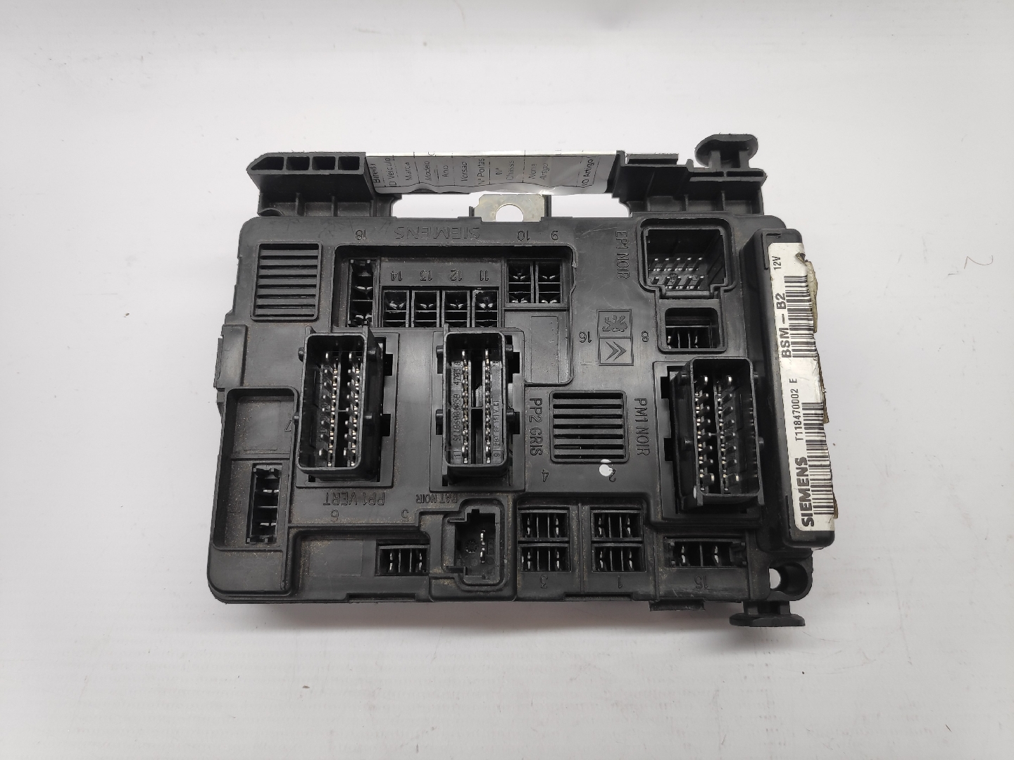 peugeot partner van cigarette lighter fuse Electrical and Electronic PEUGEOT Partner 5 : Fuse box / SAM / BSI