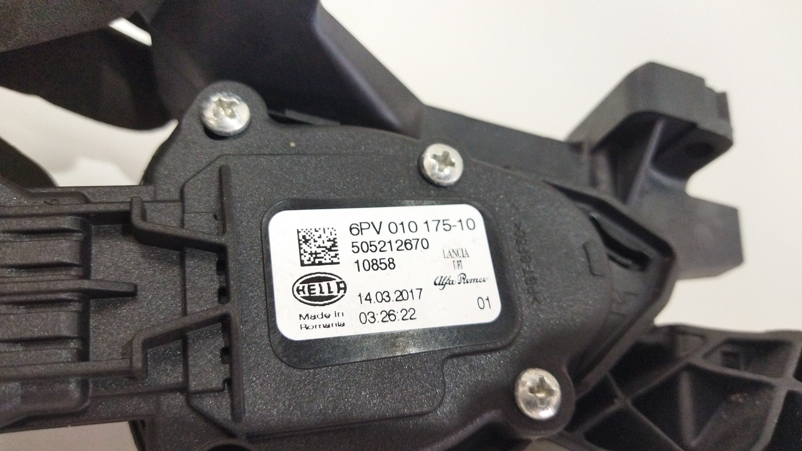 Pedal ALFA ROMEO GIULIETTA de 2010 a 2023