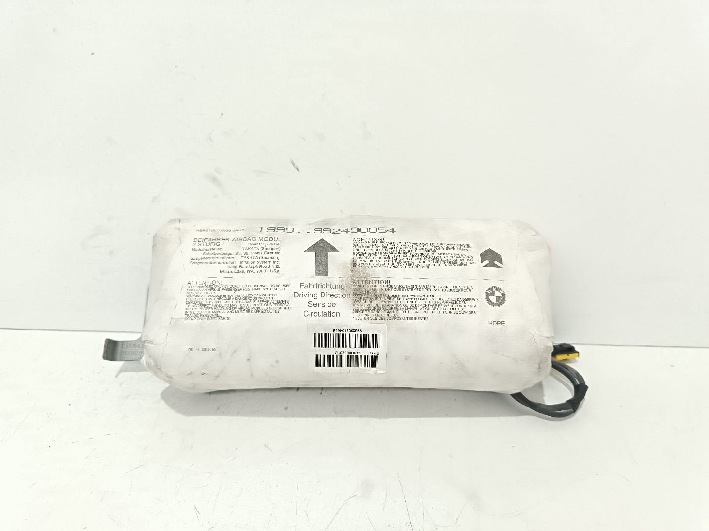 Airbag do passageiro BMW 3 (E46) | 97 - 05