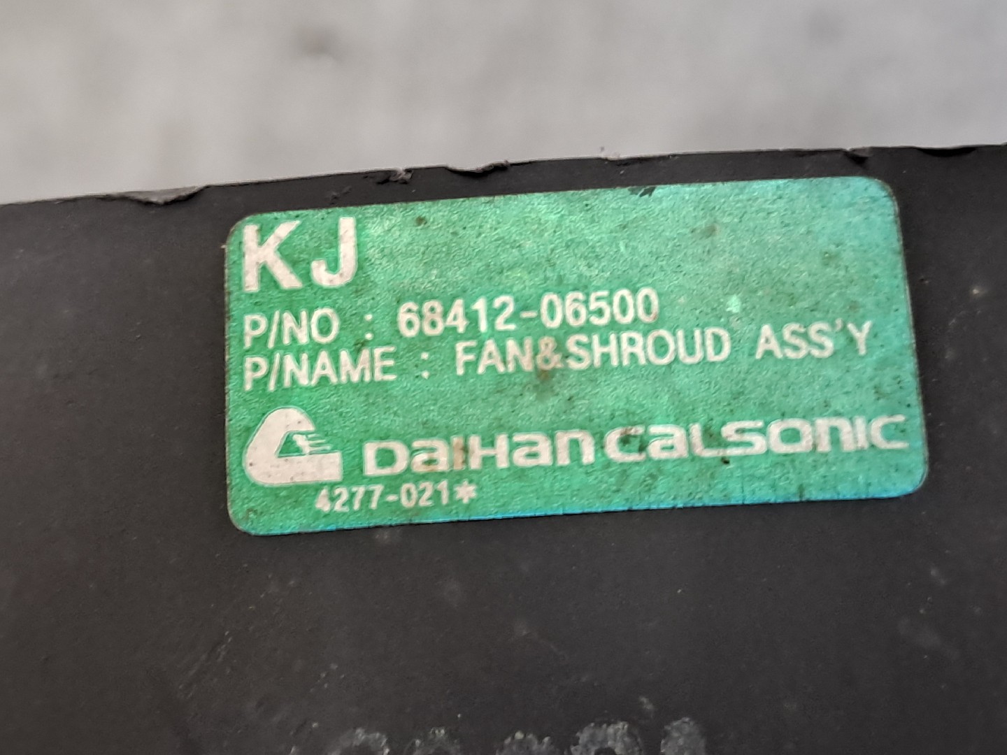 Radiator Fan SSANGYONG KORANDO (KJ) | 96 - 06 Imagem-4
