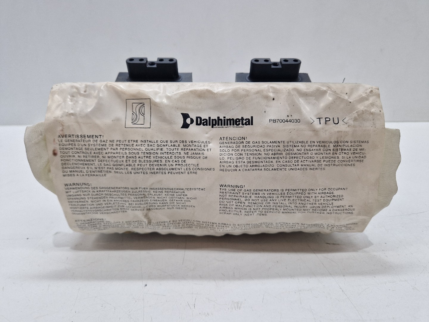 Passenger Airbag FIAT GRANDE PUNTO Van (199_) | 05 - 13