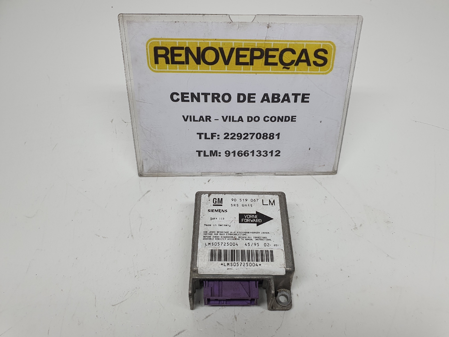 Centralina / Modulo Airbags OPEL ASTRA F (T92) | 91 - 98