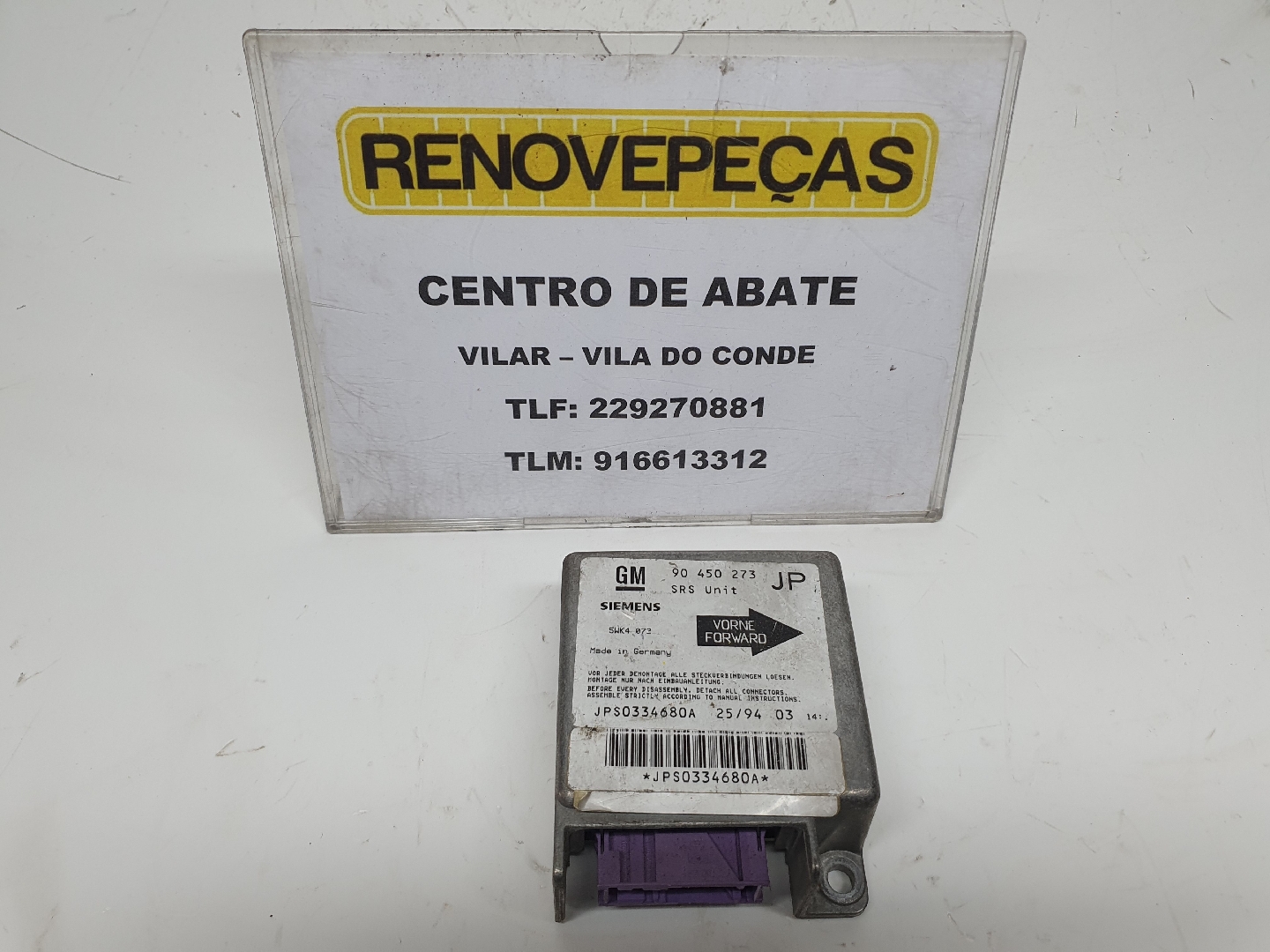 Centralina / Modulo Airbags OPEL ASTRA F (T92) | 91 - 98