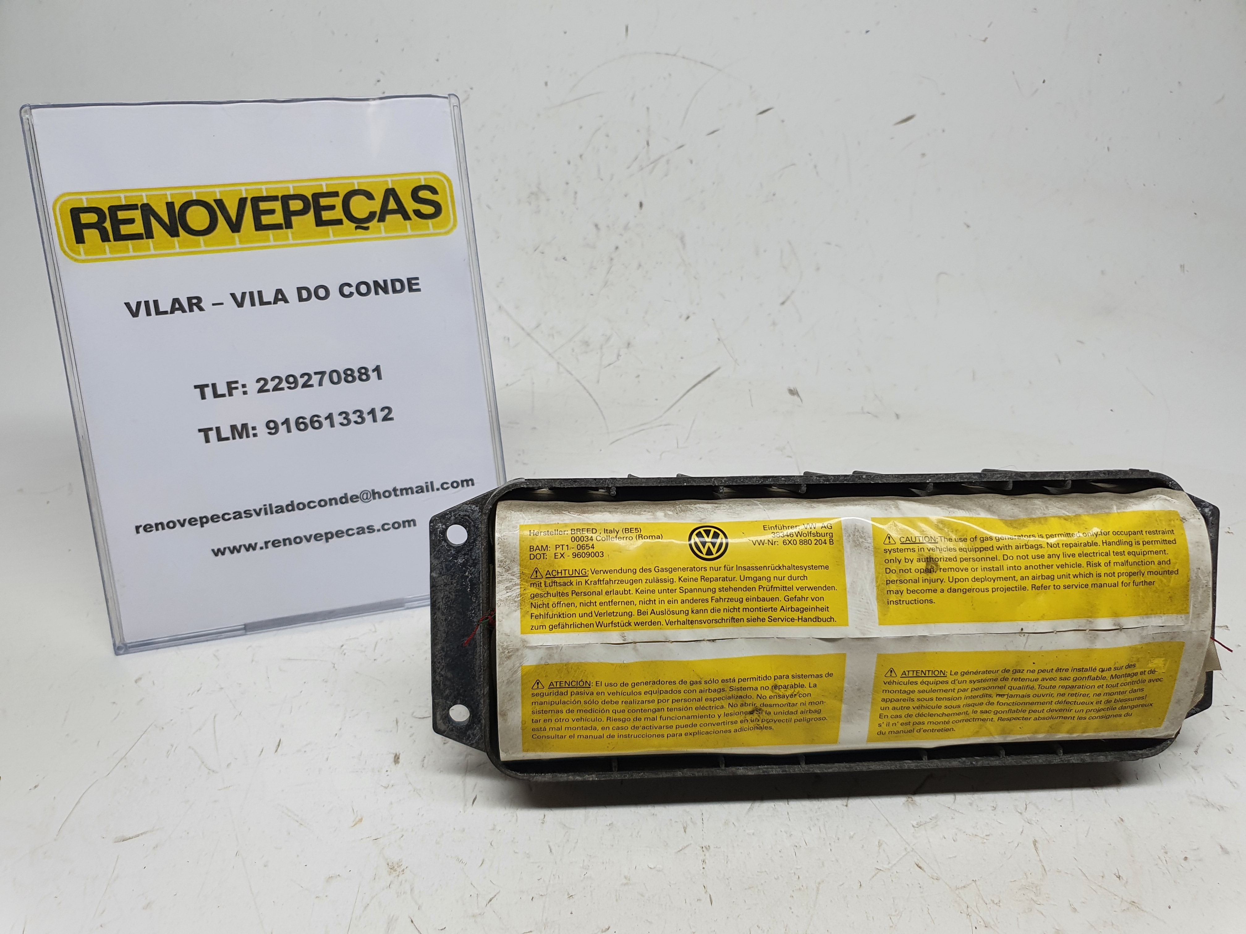 AIRBAG PASSEGGERO VOLKSWAGEN LUPO (6X1, 6E1) | 98 - 05