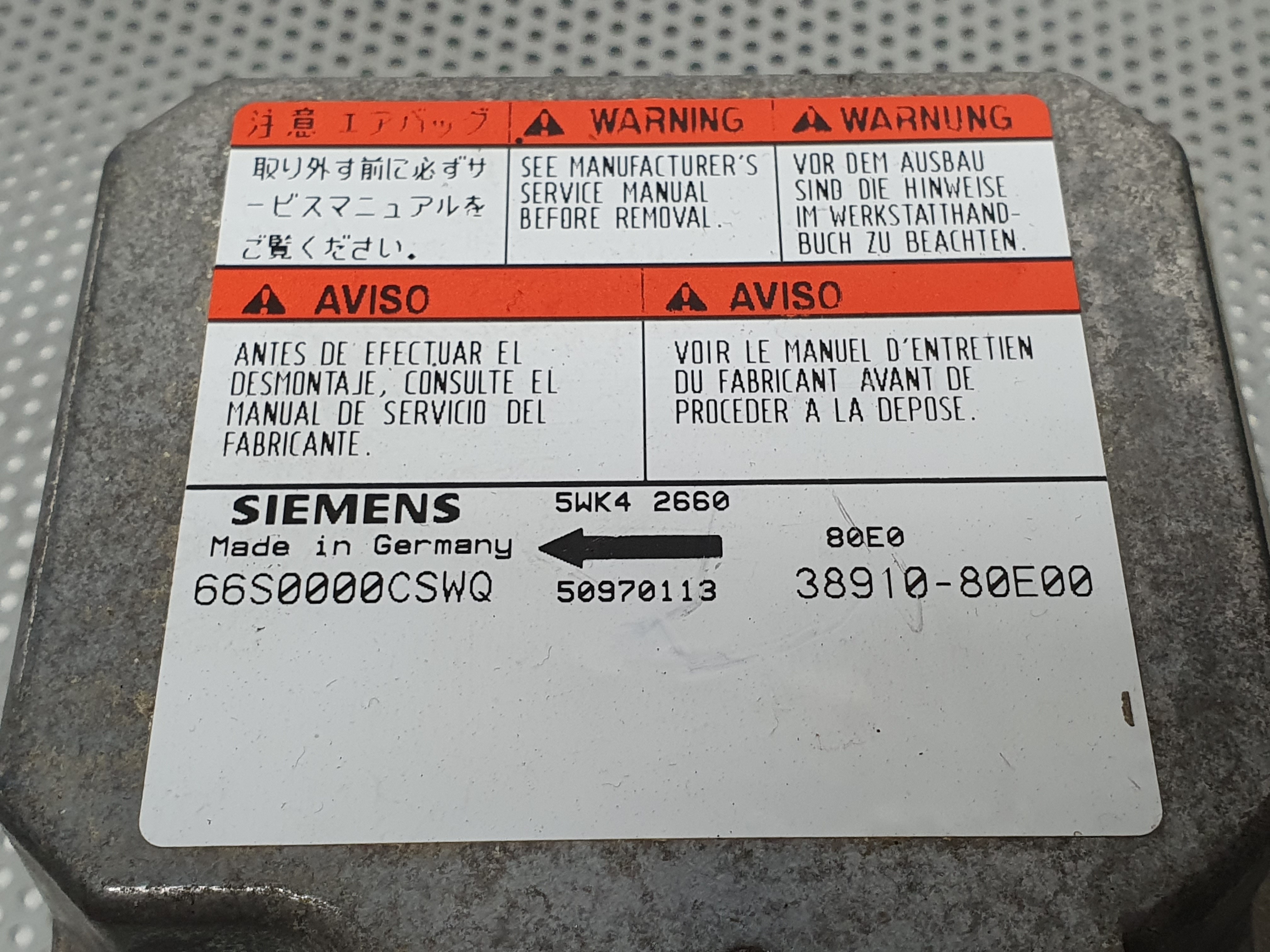 Kit Airbags SUZUKI SWIFT II Hatchback (EA, MA) | 89 - 05 Imagem-2 Kit Airbags SUZUKI SWIFT II Hatchback (EA, MA) | 89 - 05 Imagem-2