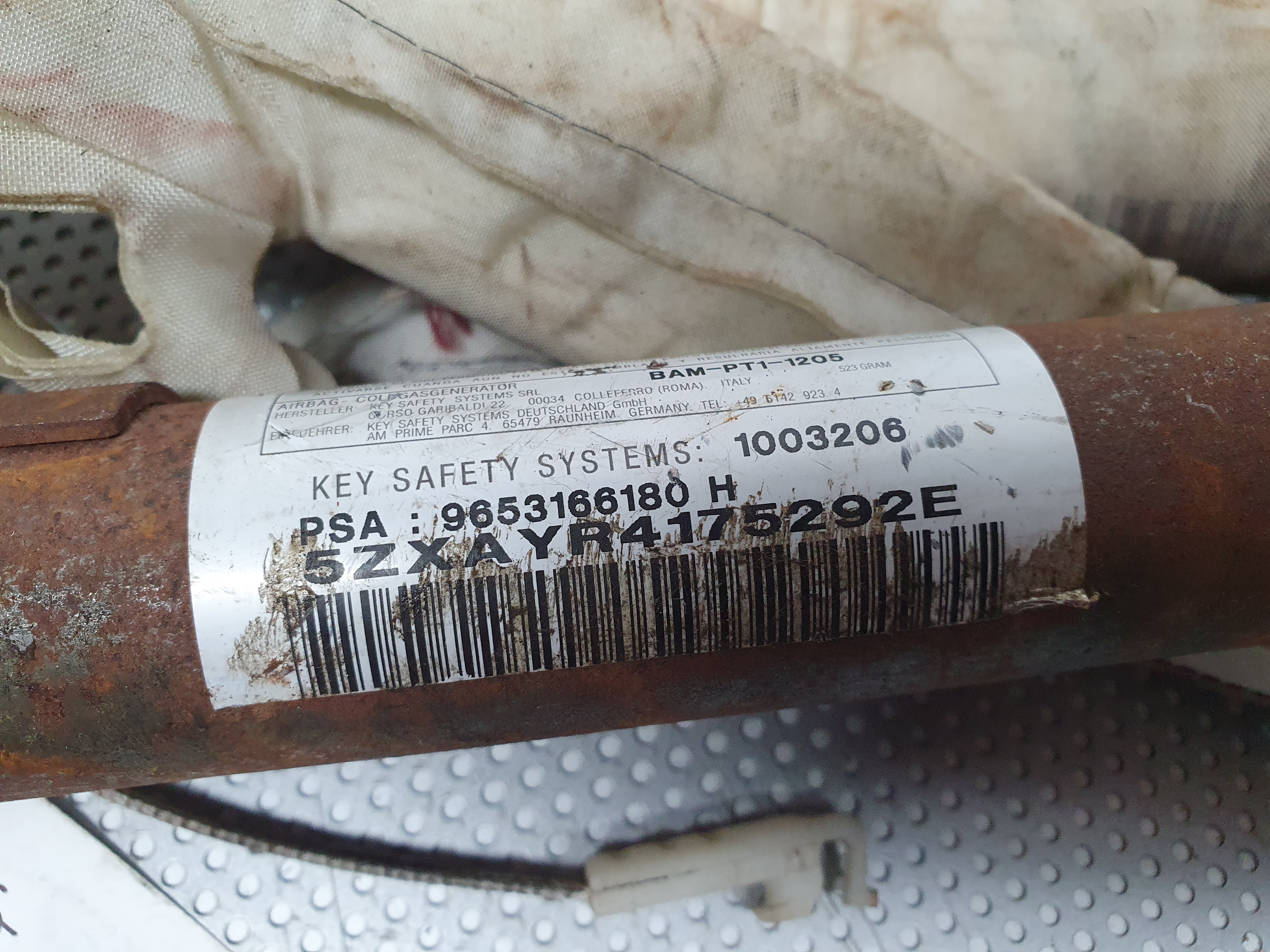 Airbag Cortina Esq PEUGEOT 307 (3A/C) | 00 - 12 Imagem-2