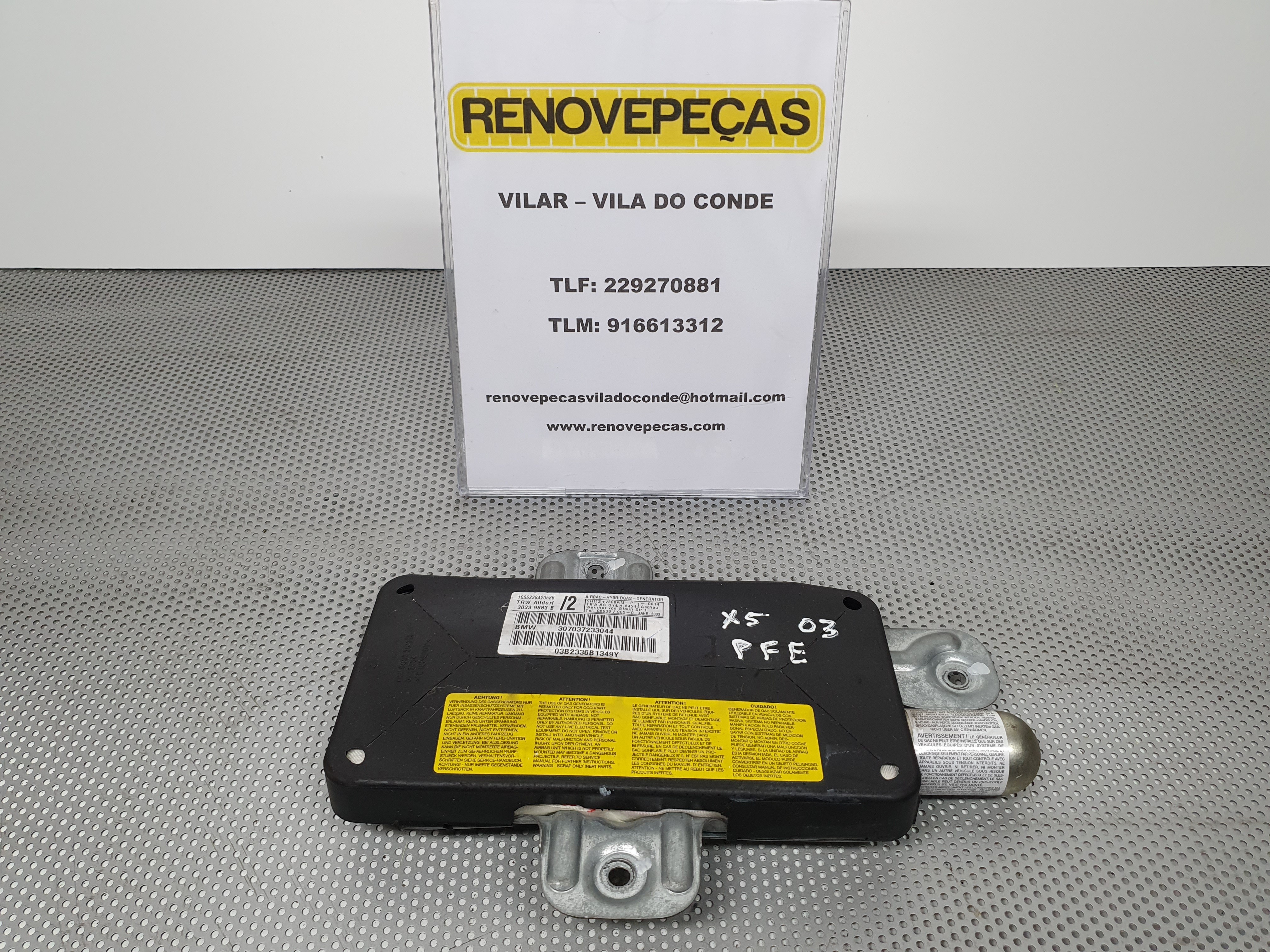 Airbag Porta Frente Esq BMW X5 (E53) | 00 - 06