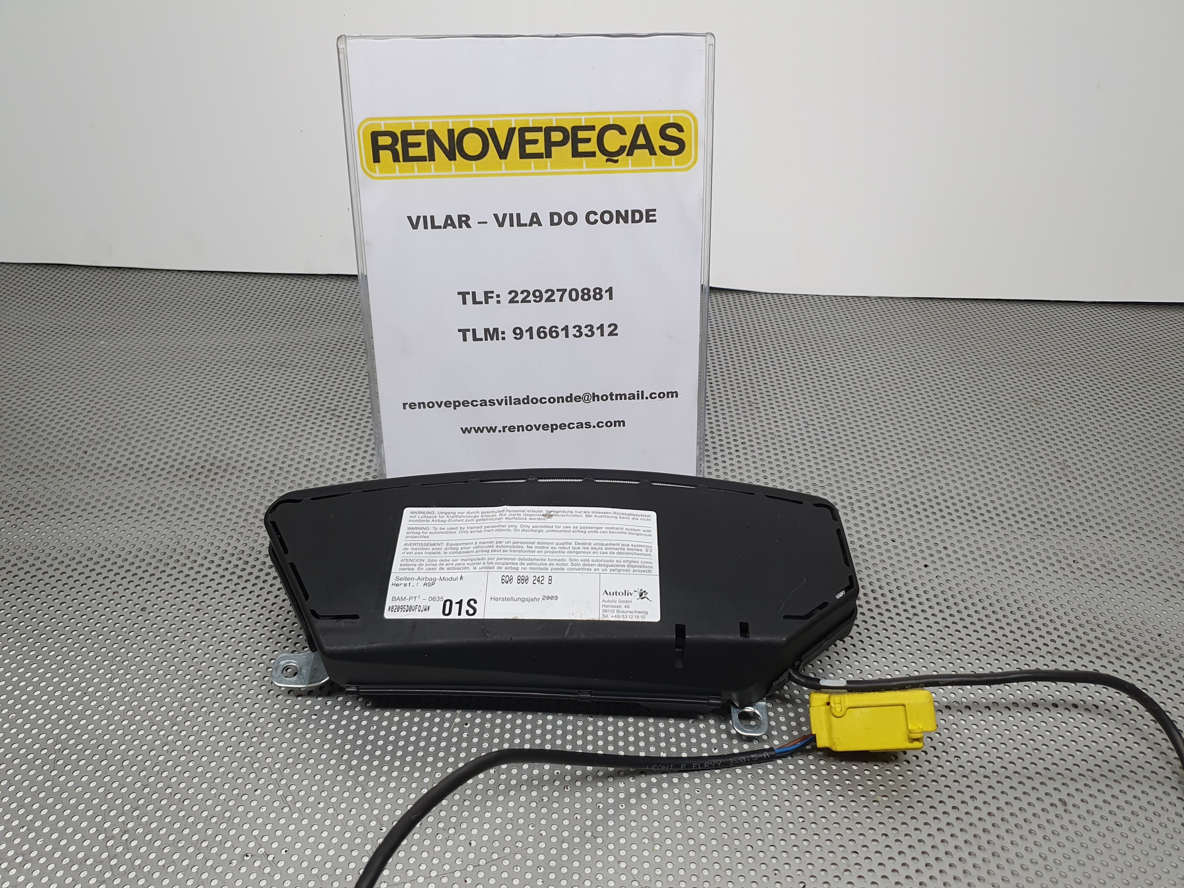 AIRBAG SEDILE SKODA FABIA II (542) | 06 - 14