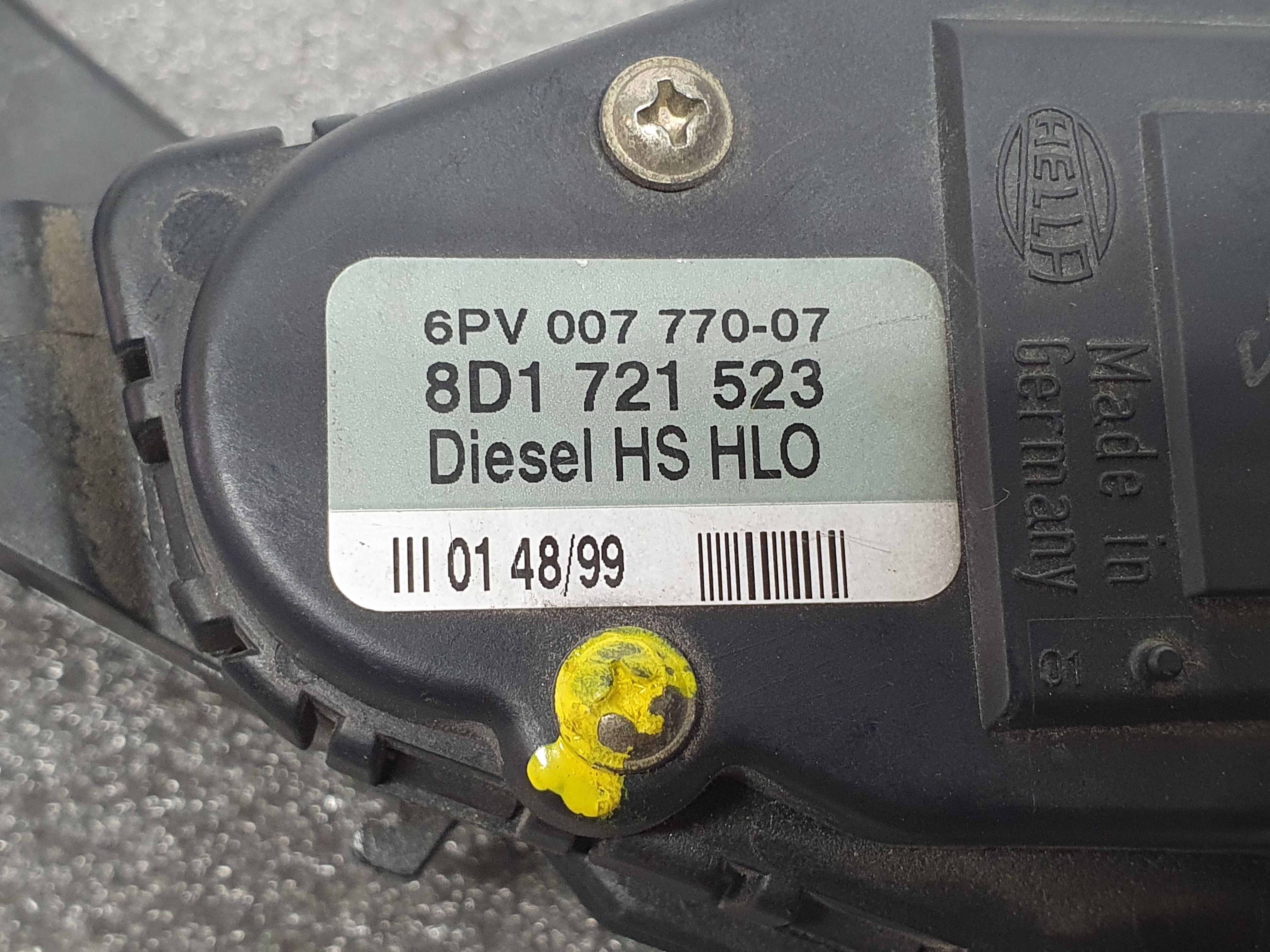 Pedal Acelerador Eletrico AUDI A4 (8D2, B5) | 94 - 01 Imagem-1 Pedal Acelerador Eletrico AUDI A4 (8D2, B5) | 94 - 01 Imagem-1