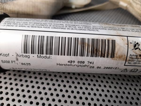 Airbag Cortina Esq AUDI ALLROAD (4BH, C5) | 00 - 05 Imagem-5 Airbag Cortina Esq AUDI ALLROAD (4BH, C5) | 00 - 05 Imagem-5