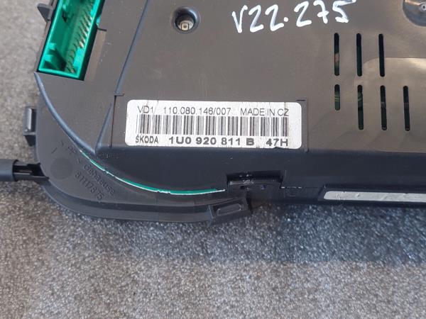 Quadrante / Conta Rotaçoes SKODA OCTAVIA I Combi (1U5) | 98 - 10 Imagem-2 Quadrante / Conta Rotaçoes SKODA OCTAVIA I Combi (1U5) | 98 - 10 Imagem-2