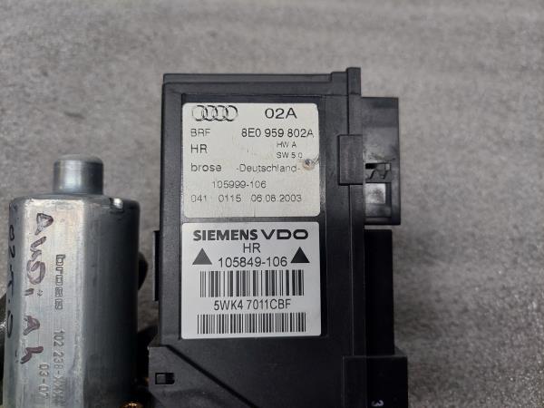 Motor Elevador Porta Tras Dto AUDI A4 (8E2, B6) | 00 - 05 Imagem-5 Motor Elevador Porta Tras Dto AUDI A4 (8E2, B6) | 00 - 05 Imagem-5