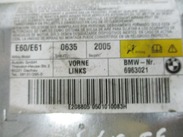 Airbag Porta Frente Esq BMW 5 (E60) | 01 - 10 Imagem-3 Airbag Porta Frente Esq BMW 5 (E60) | 01 - 10 Imagem-3