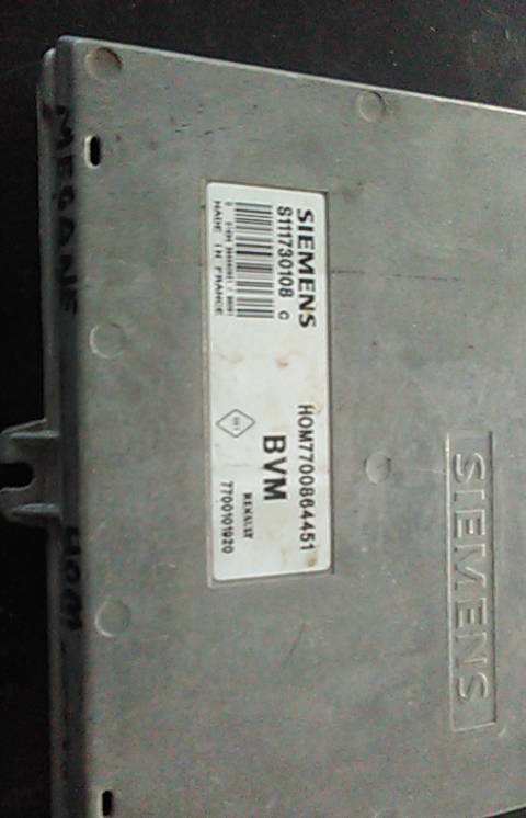 Centralina / Modulo Motor RENAULT MEGANE I (BA0/1_) | 95 - 04 Imagem-1 Centralina / Modulo Motor RENAULT MEGANE I (BA0/1_) | 95 - 04 Imagem-1