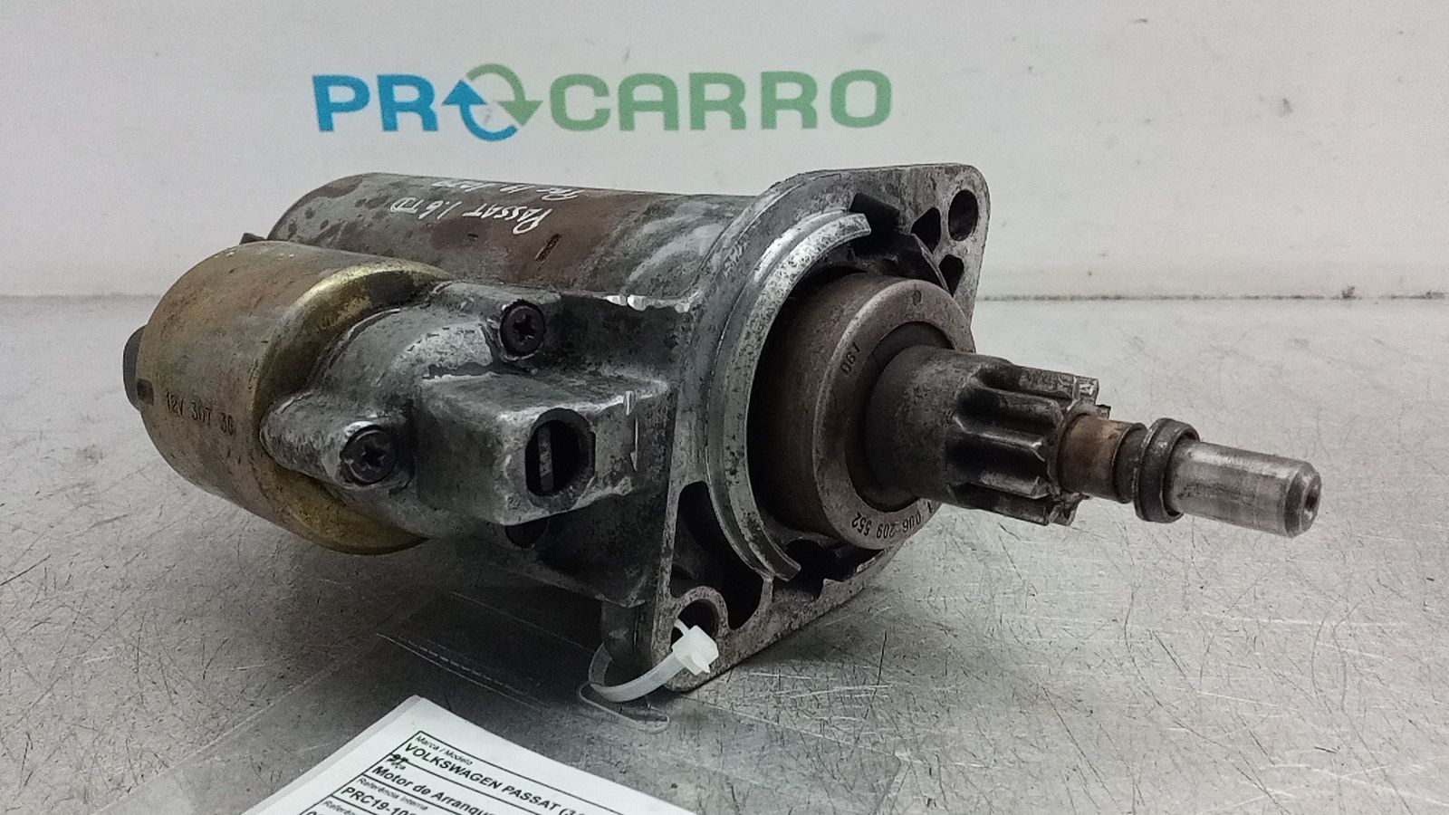 Motor de Arranque VOLKSWAGEN PASSAT (3A2, 35I) | 88 - 97