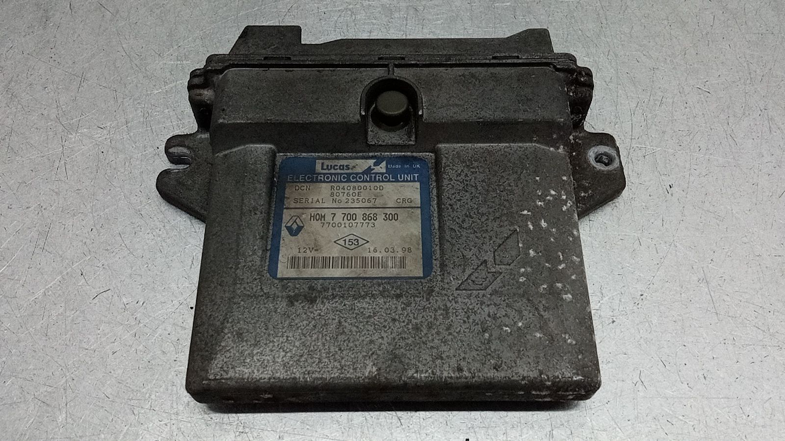 Centralina do Motor RENAULT KANGOO (KC0/1_) | 97 - 
