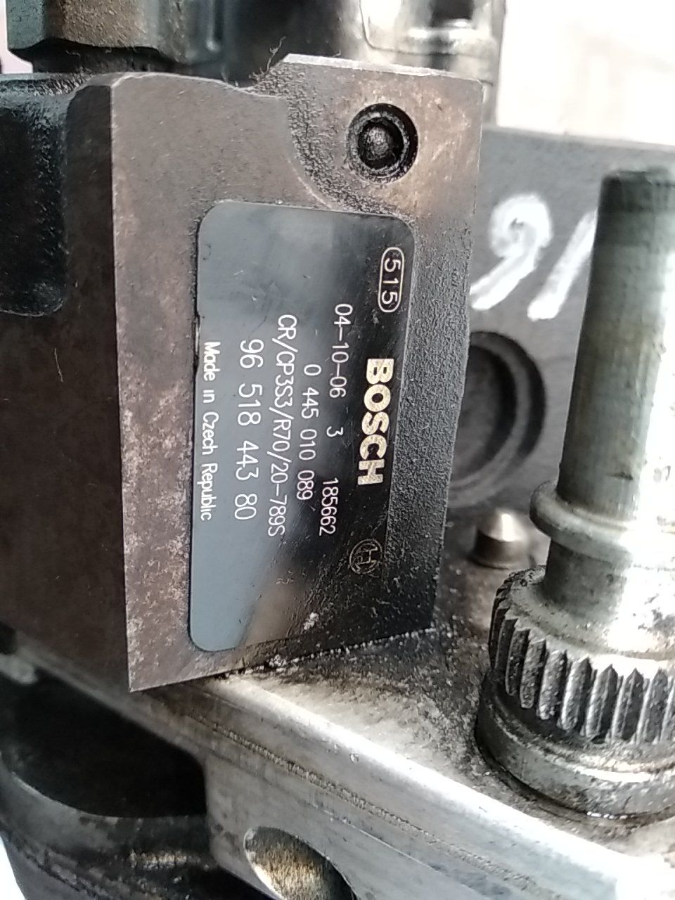 Injection pump / Common-Rail CITROEN BERLINGO / BERLINGO FIRST Veículo multiuso (MF, GJK, GFK) | 96 - 11 Imagem-2