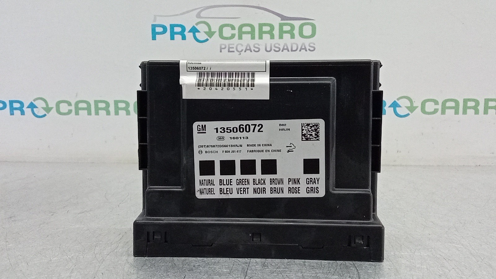 Módulo Elétrico dos Vidros (Módulo Conforto) OPEL CORSA E (X15) | 14 - 