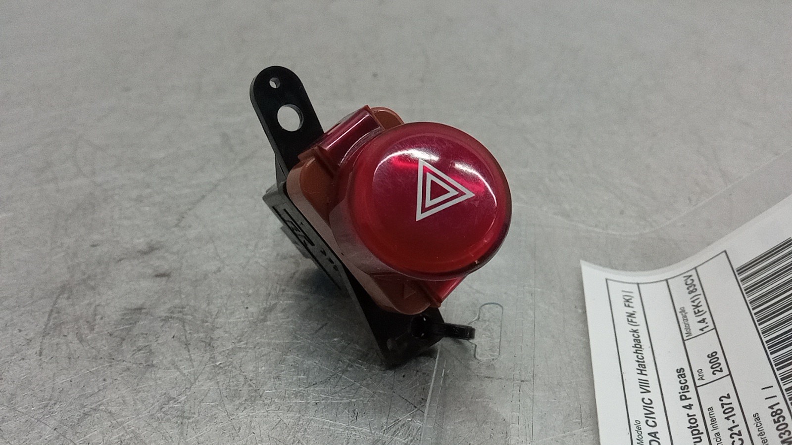 Warning HONDA CIVIC VIII Hatchback (FN, FK) | 05 - 