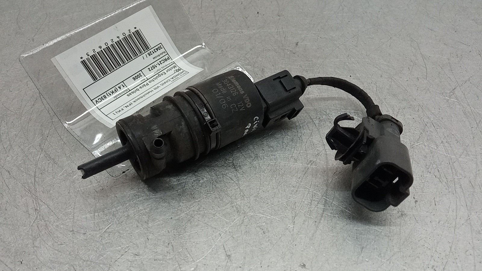 Bomba limpia HONDA CIVIC VIII Hatchback (FN, FK) | 05 - 
