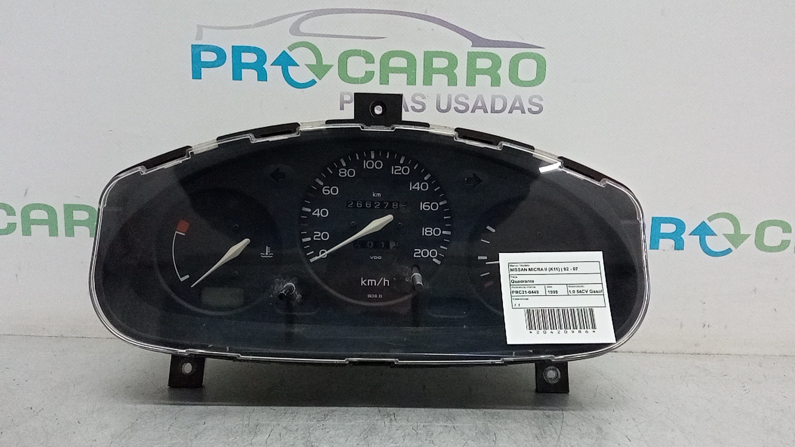 Compteur NISSAN MICRA II (K11) | 92 - 07