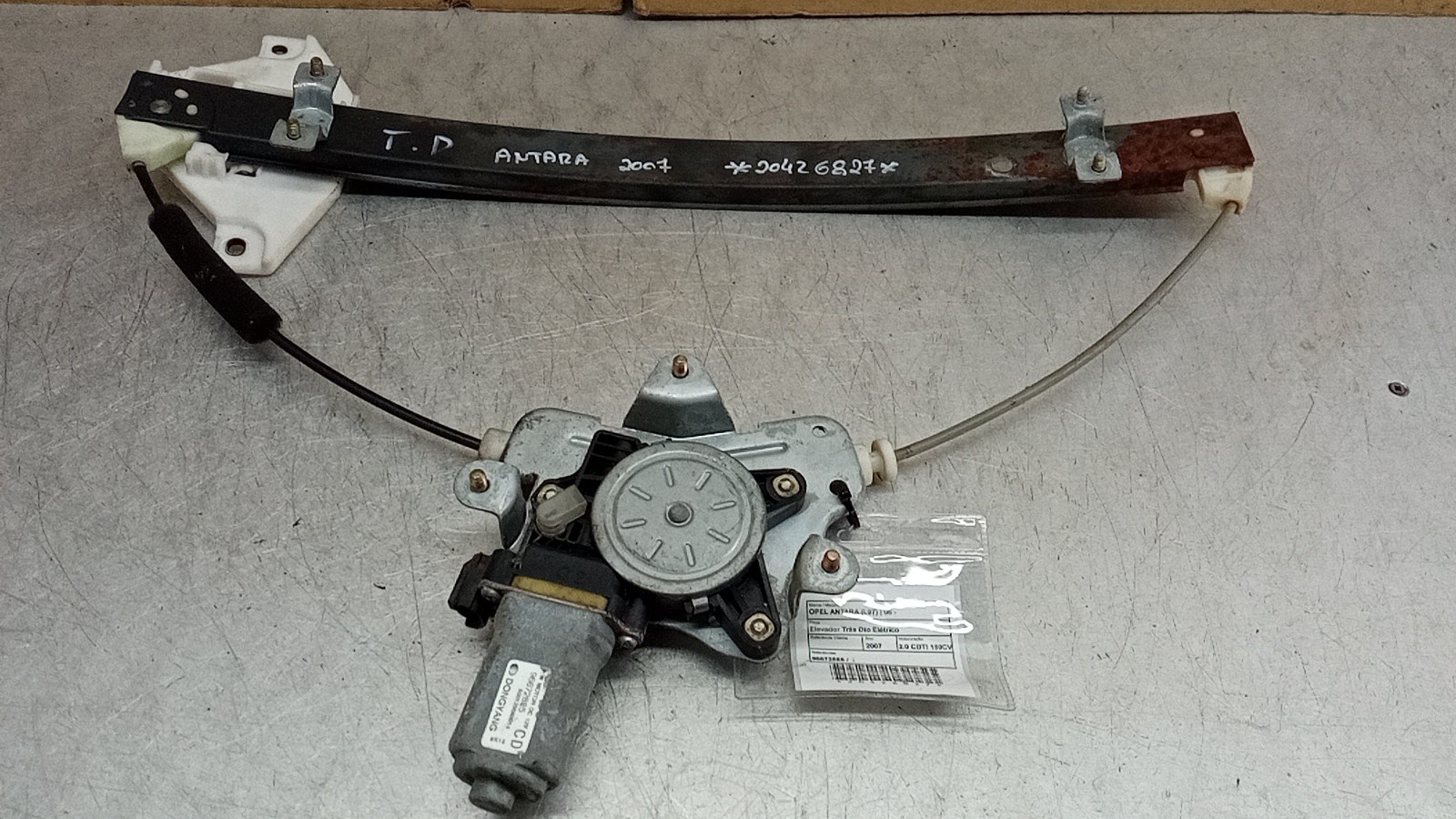 Rear right electric window mechanism OPEL ANTARA (L07) | 06 - 