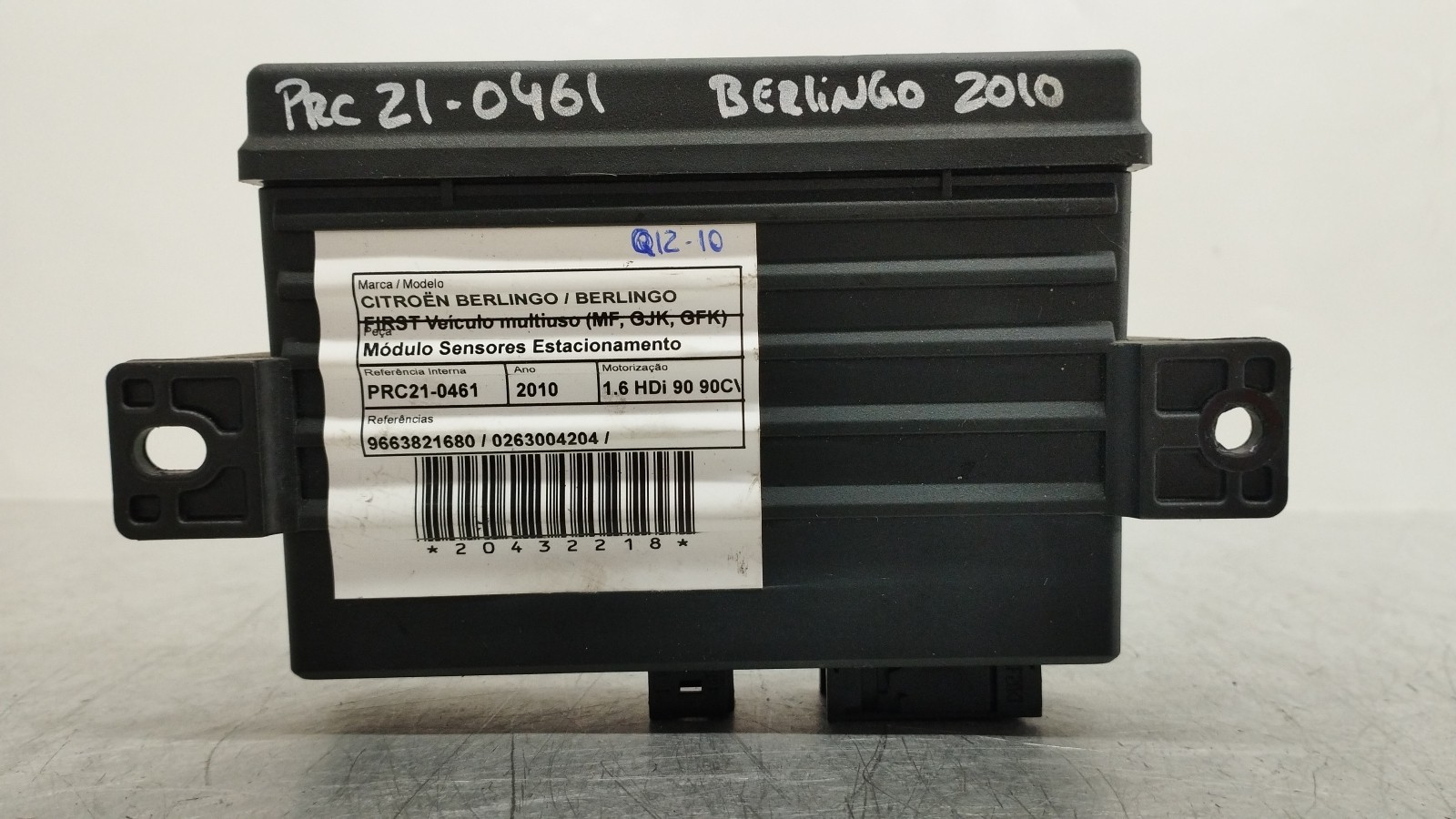 Parking Sensores Module CITROEN BERLINGO / BERLINGO FIRST Veículo multiuso (MF, GJK, GFK) | 96 - 11