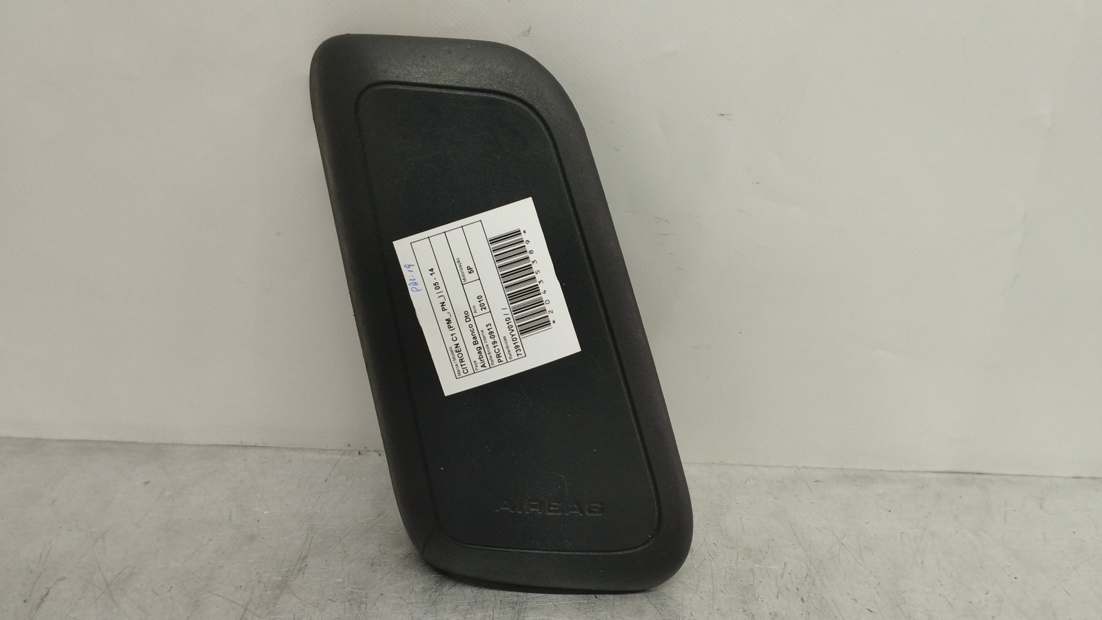 Airbag de siège droit passager  CITROEN C1 (PM_, PN_) | 05 - 14
