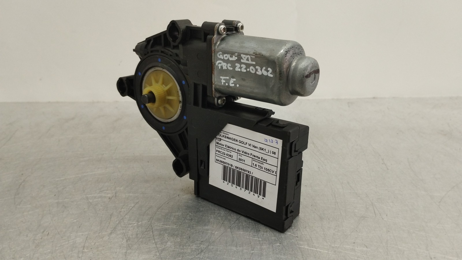 Motor Elétrico do Vidro Frente Esq VOLKSWAGEN GOLF VI Van (5K1_) | 08 - 12