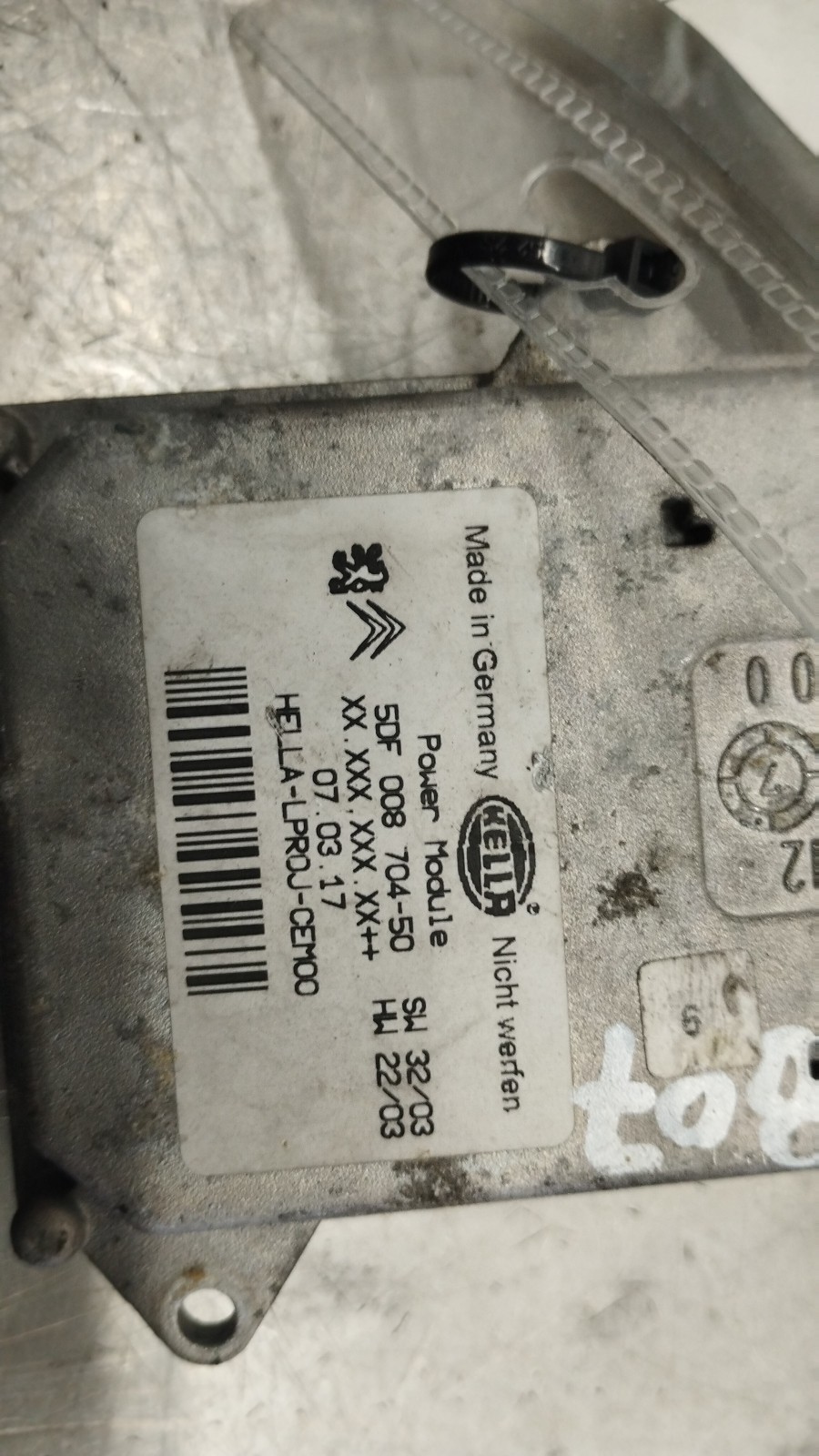 Module de ballast de phare xenon droit PEUGEOT 407 Coupé (6C_) | 05 -  Imagem-2