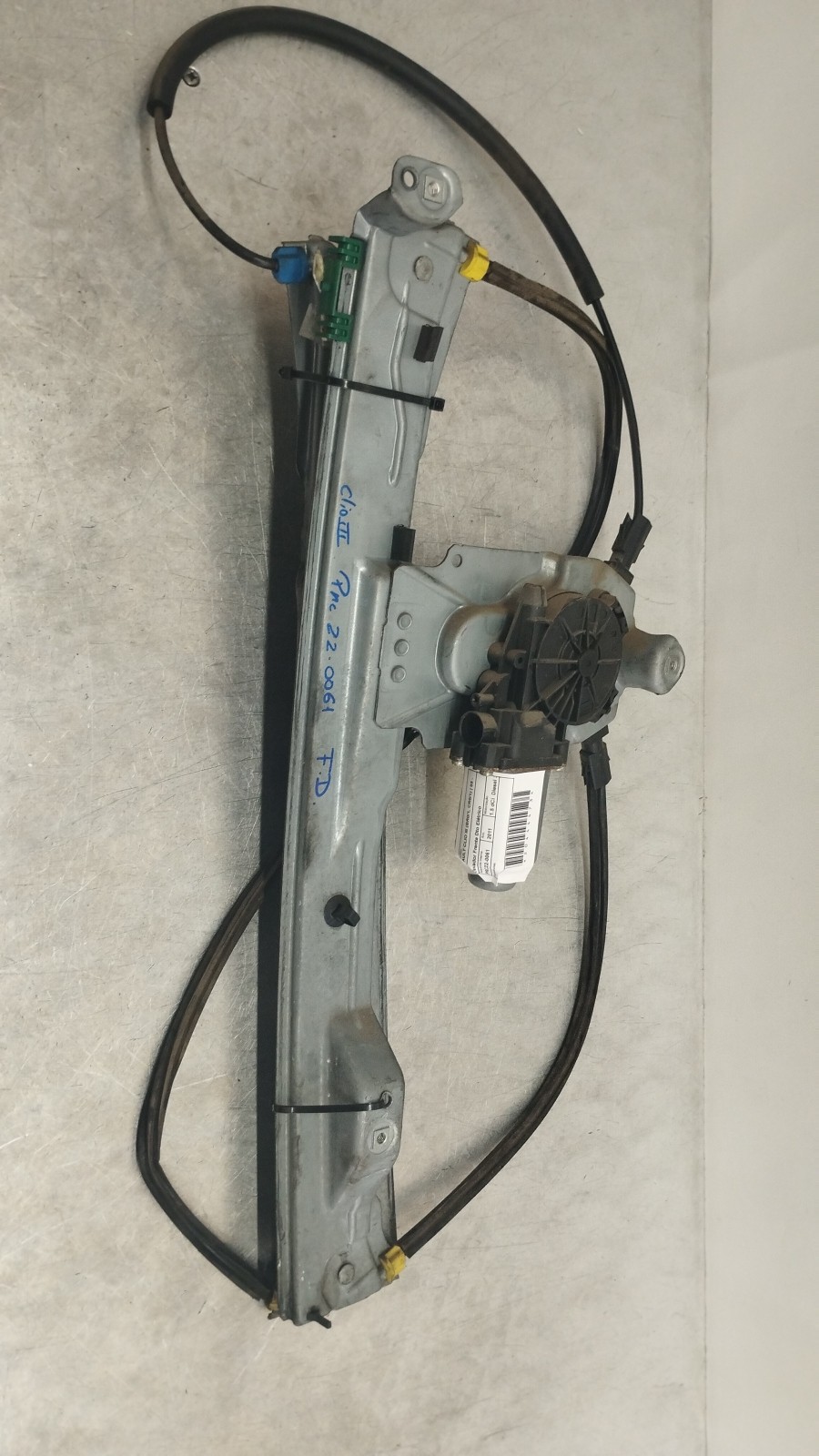 Front right electric window mechanism RENAULT CLIO III (BR0/1, CR0/1) | 05 -  Imagem-0