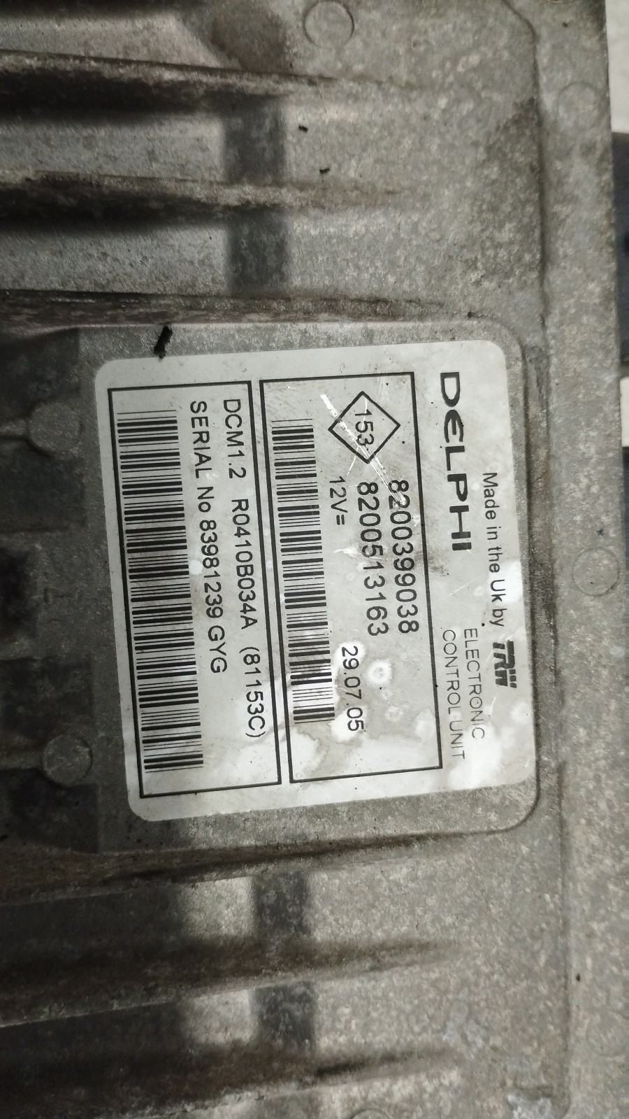 Engine Module RENAULT CLIO III (BR0/1, CR0/1) | 05 -  Imagem-2