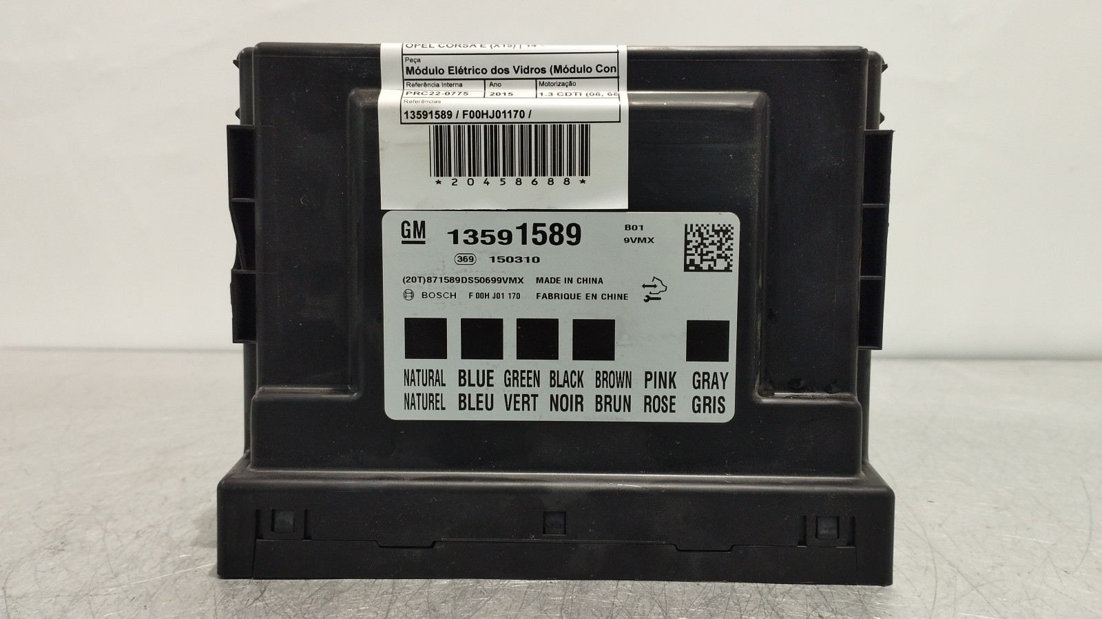 Módulo Elétrico dos Vidros (Módulo Conforto) OPEL CORSA E (X15) | 14 - 