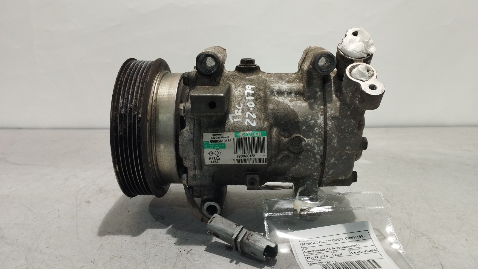 Compressor aire acondicionado RENAULT CLIO III (BR0/1, CR0/1) | 05 - 
