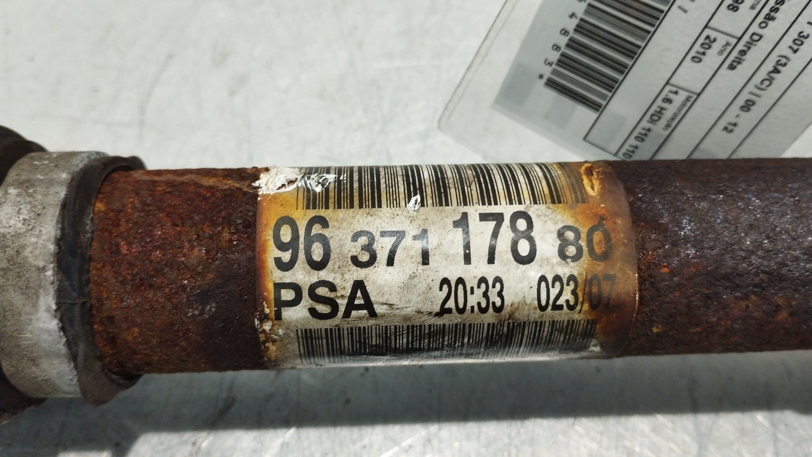 Right front driveshaft PEUGEOT 307 (3A/C) | 00 - 12 Imagem-3